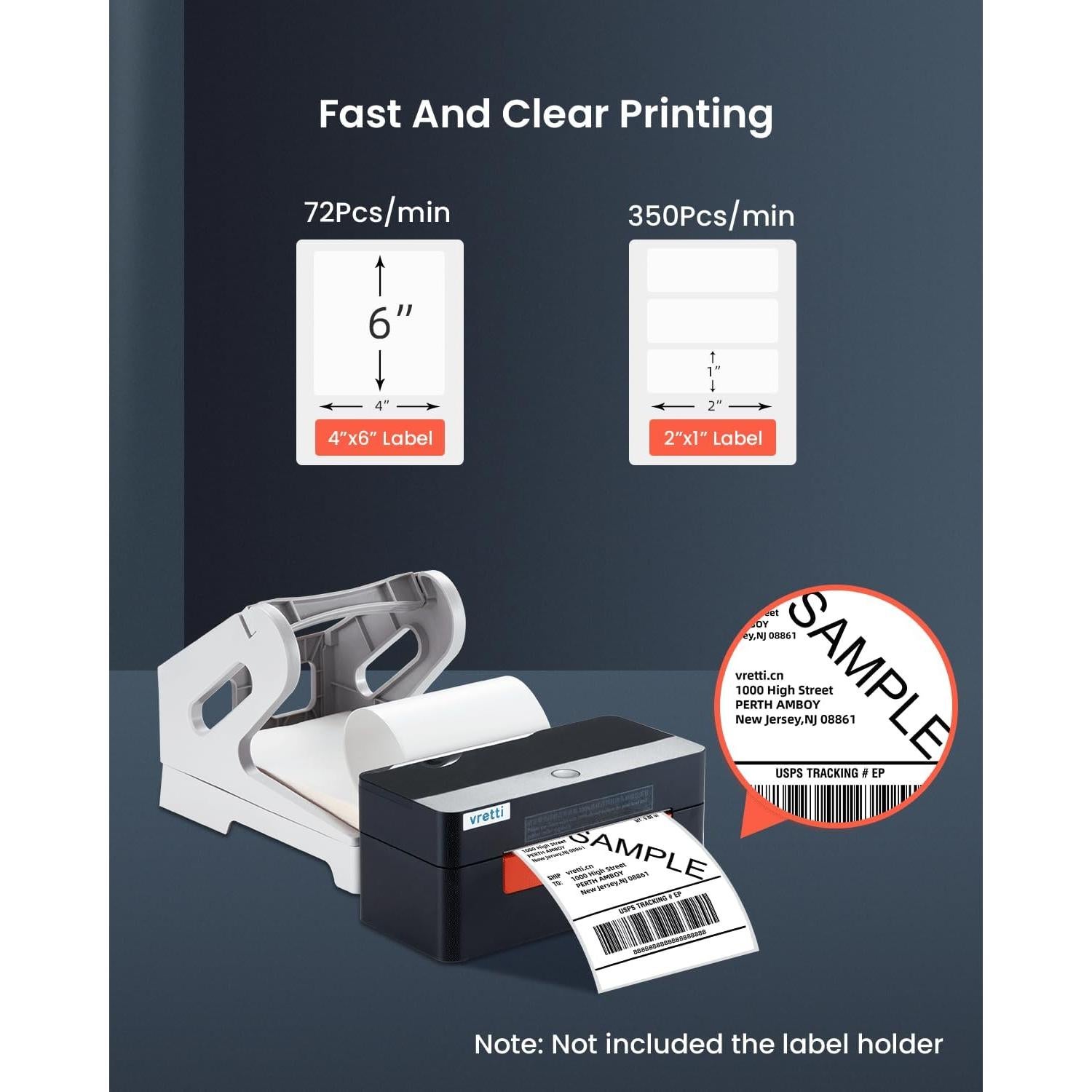 Impresora de Etiquetas Térmicas VRETTI D463B 4x6 USB 203 DPI