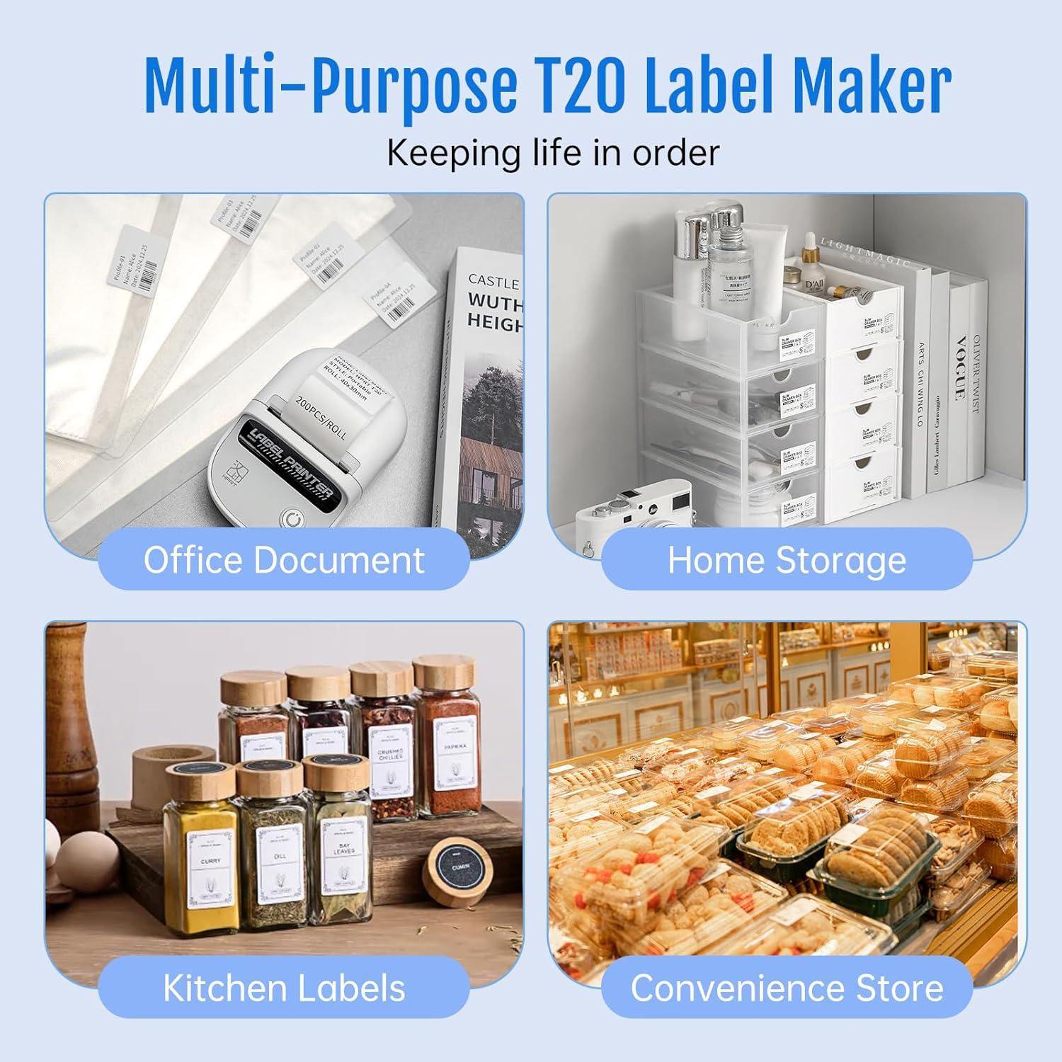 Impresora de Etiquetas PRT T20 Bluetooth 2 Pulgadas RFID Blanca