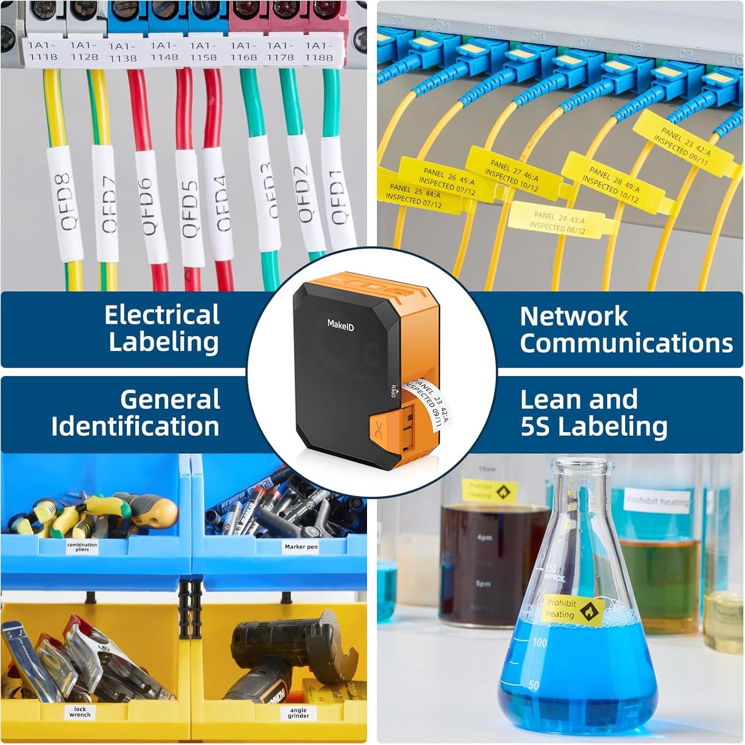 Impresora de Etiquetas Industrial MakeID P31 0,71" x 8m