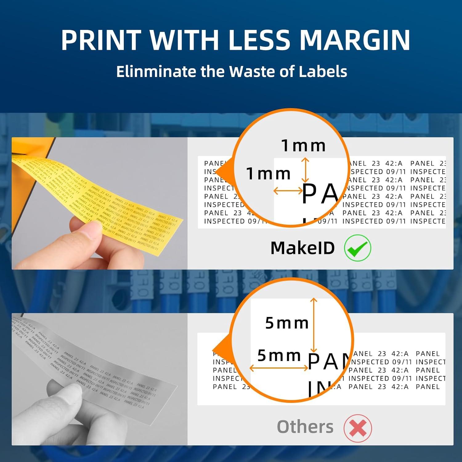 Impresora de Etiquetas Industrial MakeID P31 0,71" x 8m