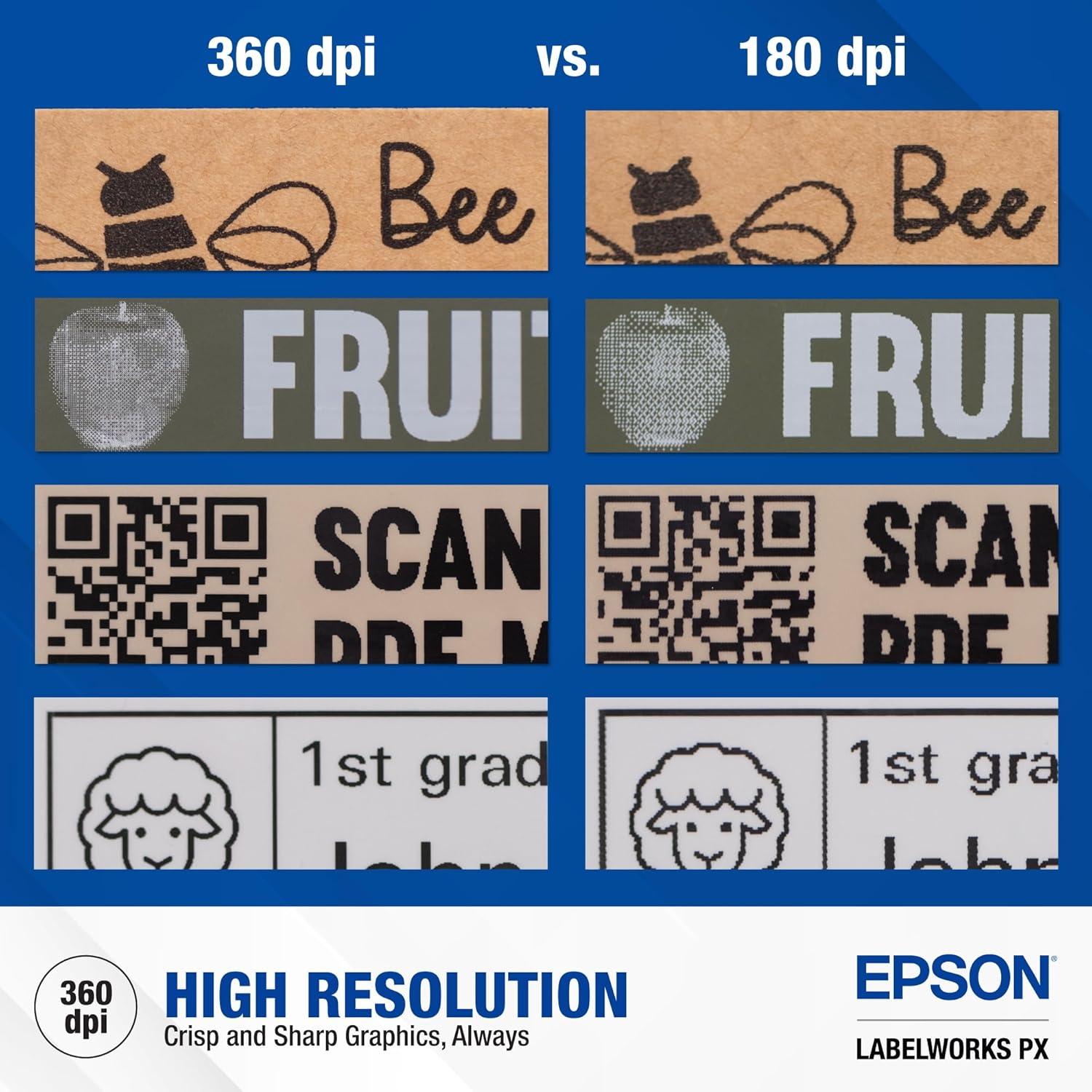 Impresora de Etiquetas Inalámbrica Epson LW-C610PX 24mm