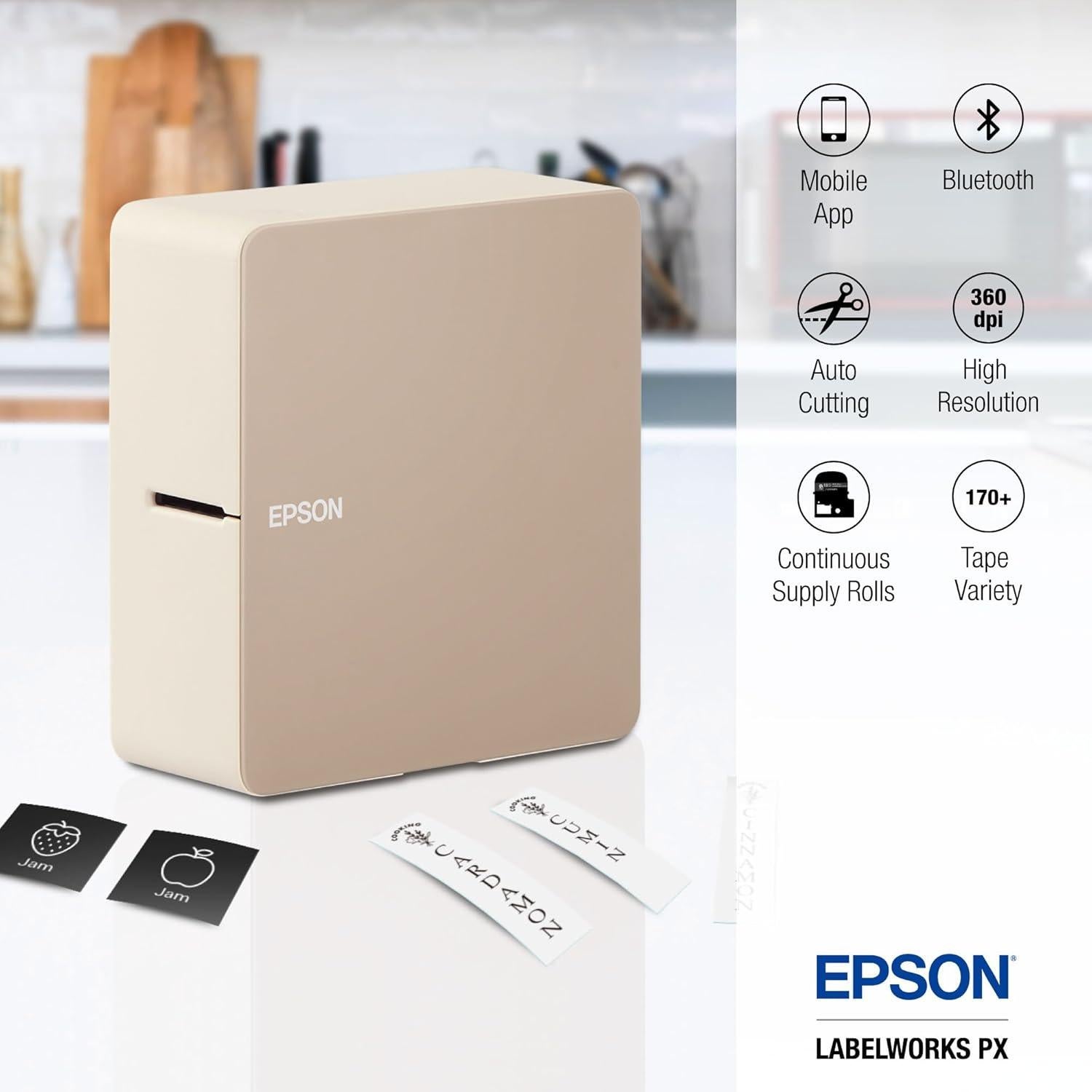 Impresora de Etiquetas Inalámbrica Epson LW-C610PX 24mm