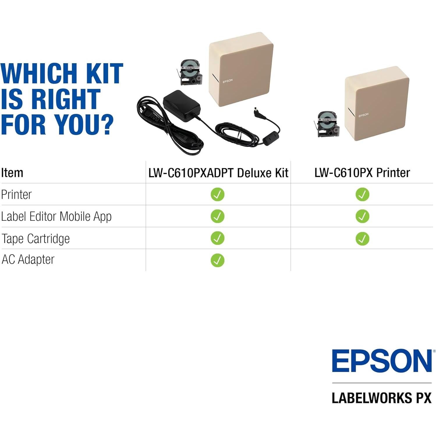 Impresora de Etiquetas Inalámbrica Epson LW-C610PX 24mm