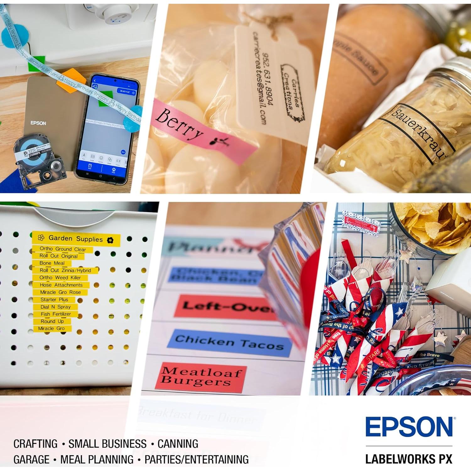 Impresora de Etiquetas Inalámbrica Epson LW-C610PX 24mm