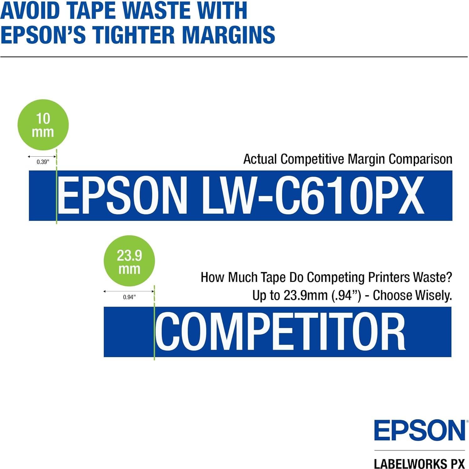 Impresora de Etiquetas Inalámbrica Epson LW-C610PX 24mm