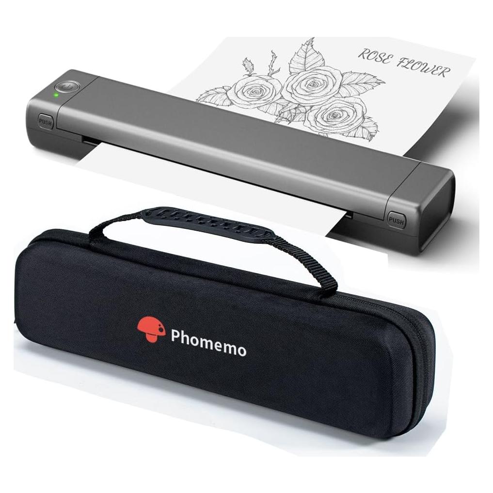 Impresora Térmica Portátil Phomemo M08F - Sin Tinta, Bluetooth