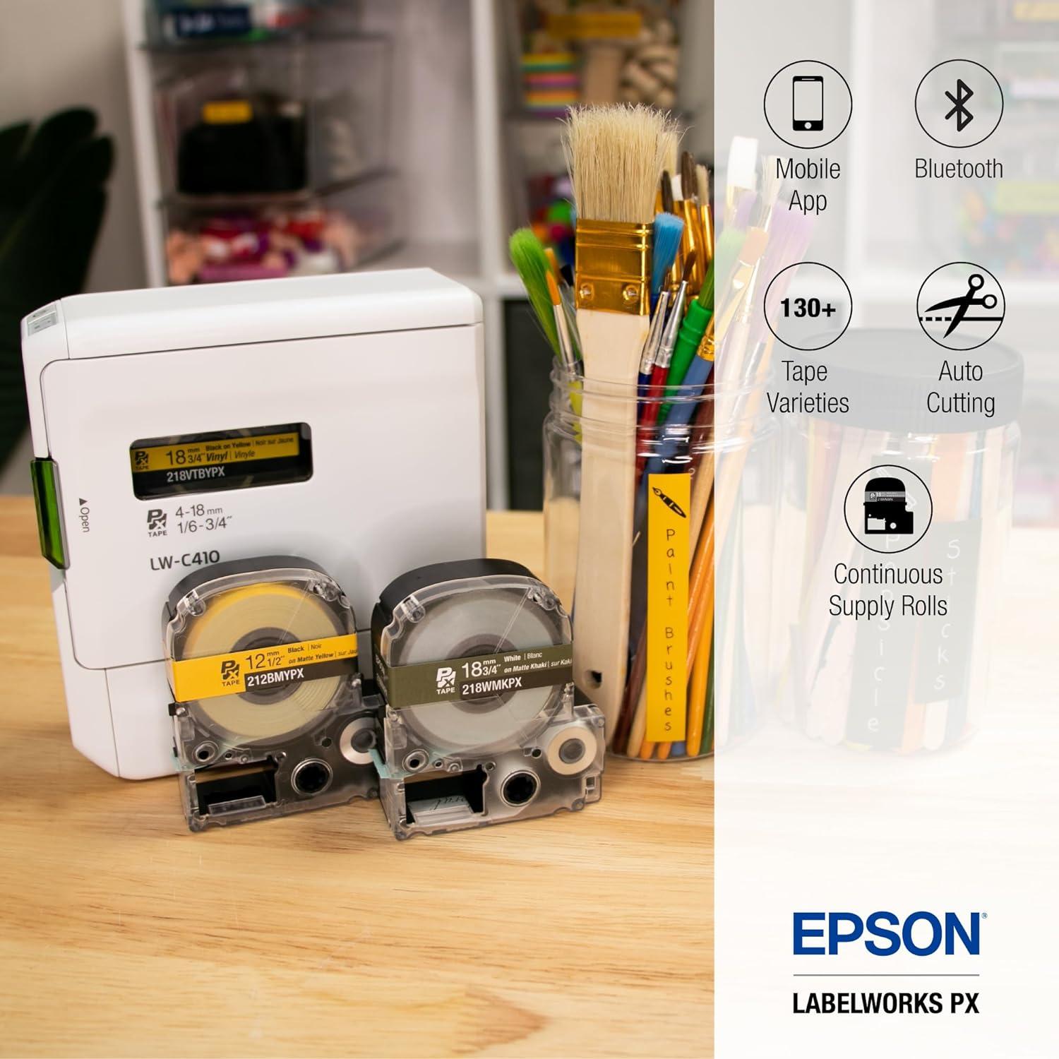 Impresora de Etiquetas Portátil Epson LABELWORKS LW-C410PX