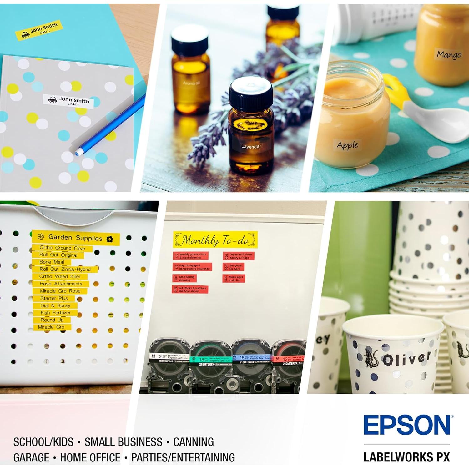 Impresora de Etiquetas Portátil Epson LABELWORKS LW-C410PX