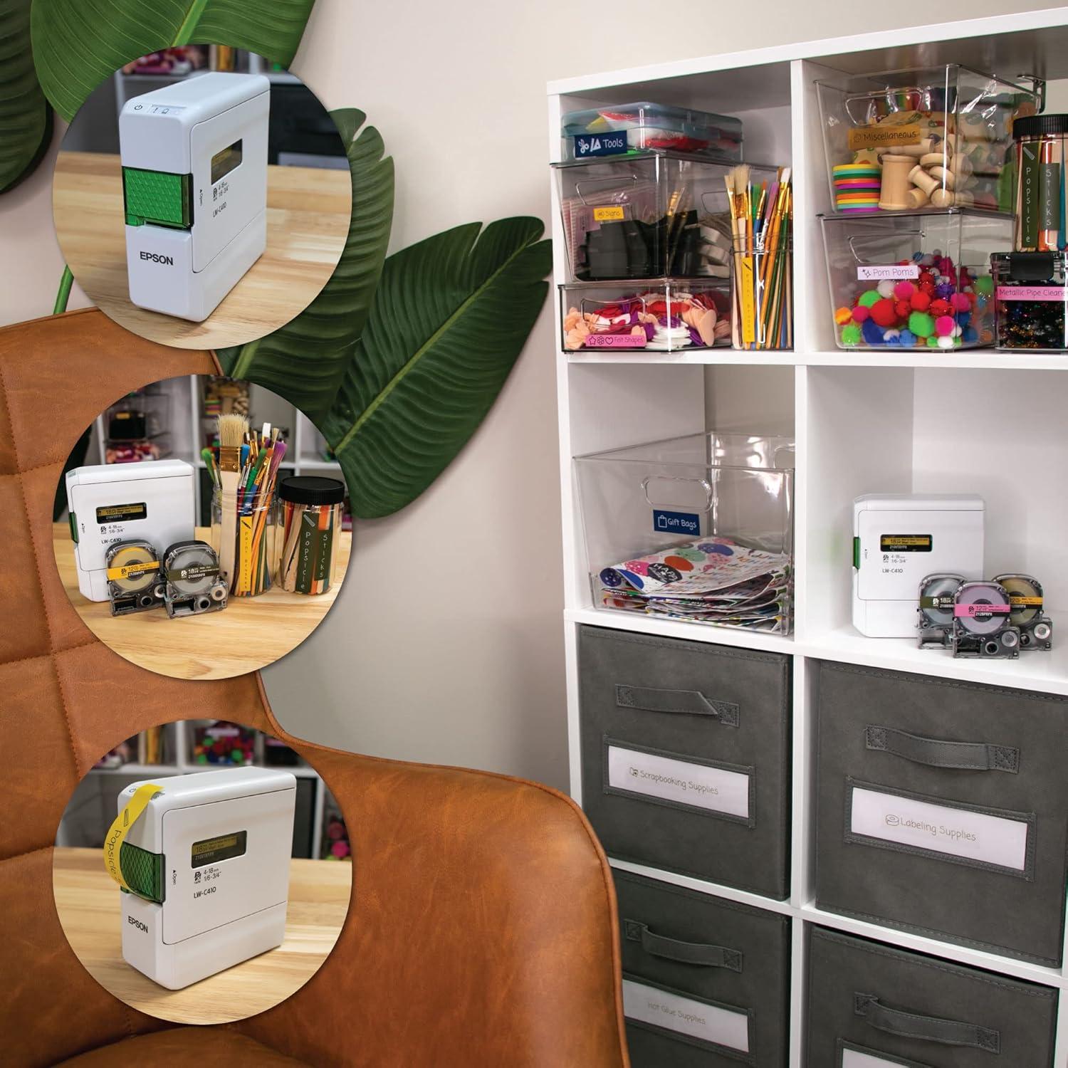 Impresora de Etiquetas Portátil Epson LABELWORKS LW-C410PX