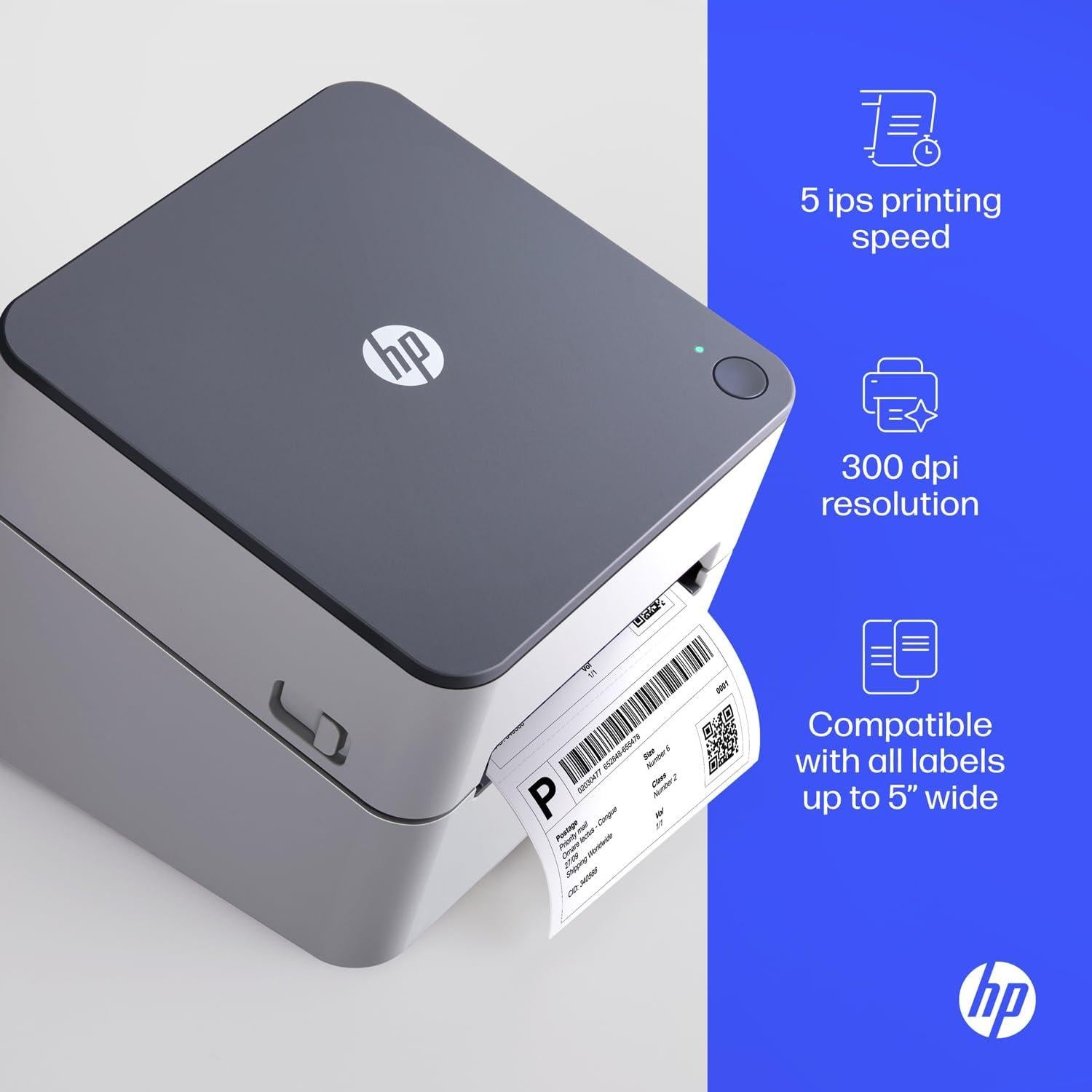 Impresora de Etiquetas Térmicas HP DPI 300, Conexión Ethernet