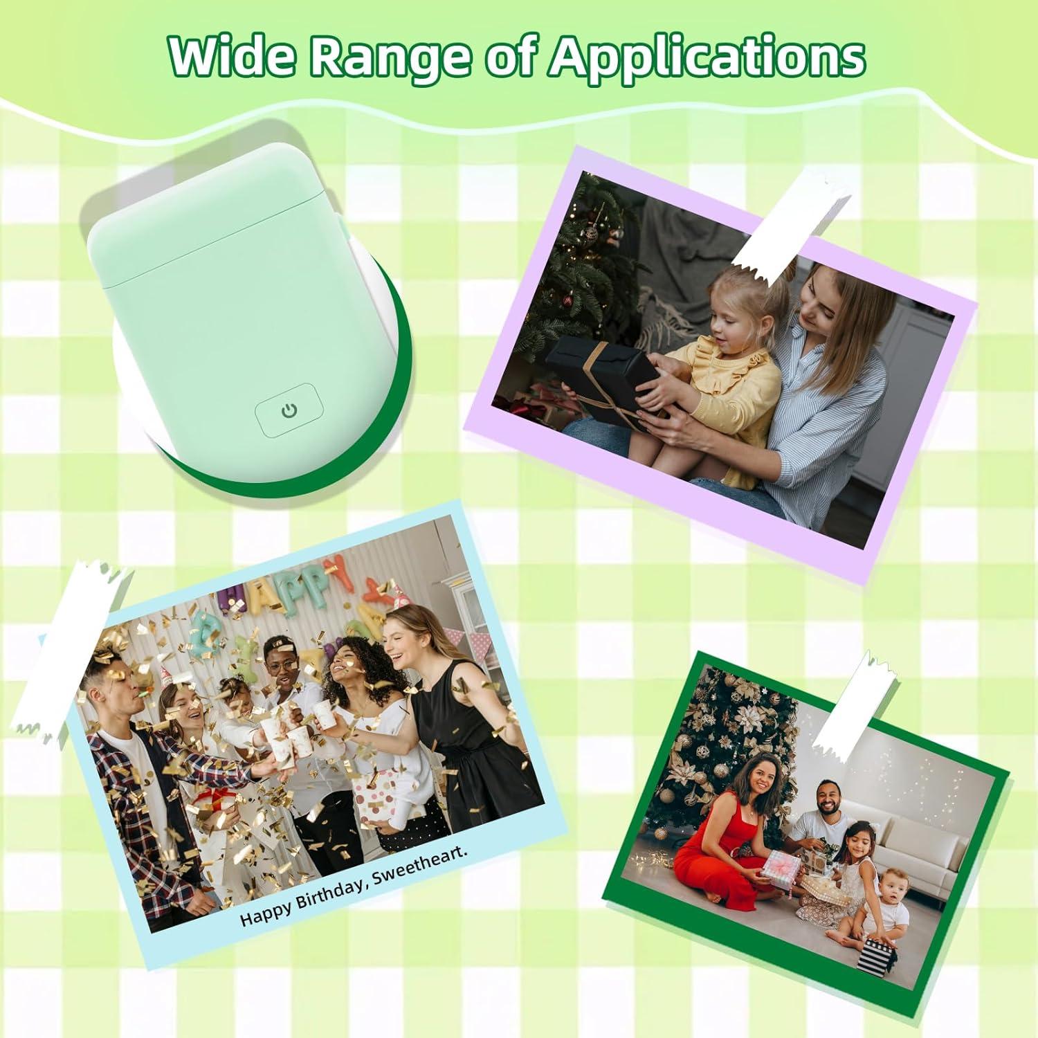 Impresora de Etiquetas Bluetooth HP2-S Portátil Verde