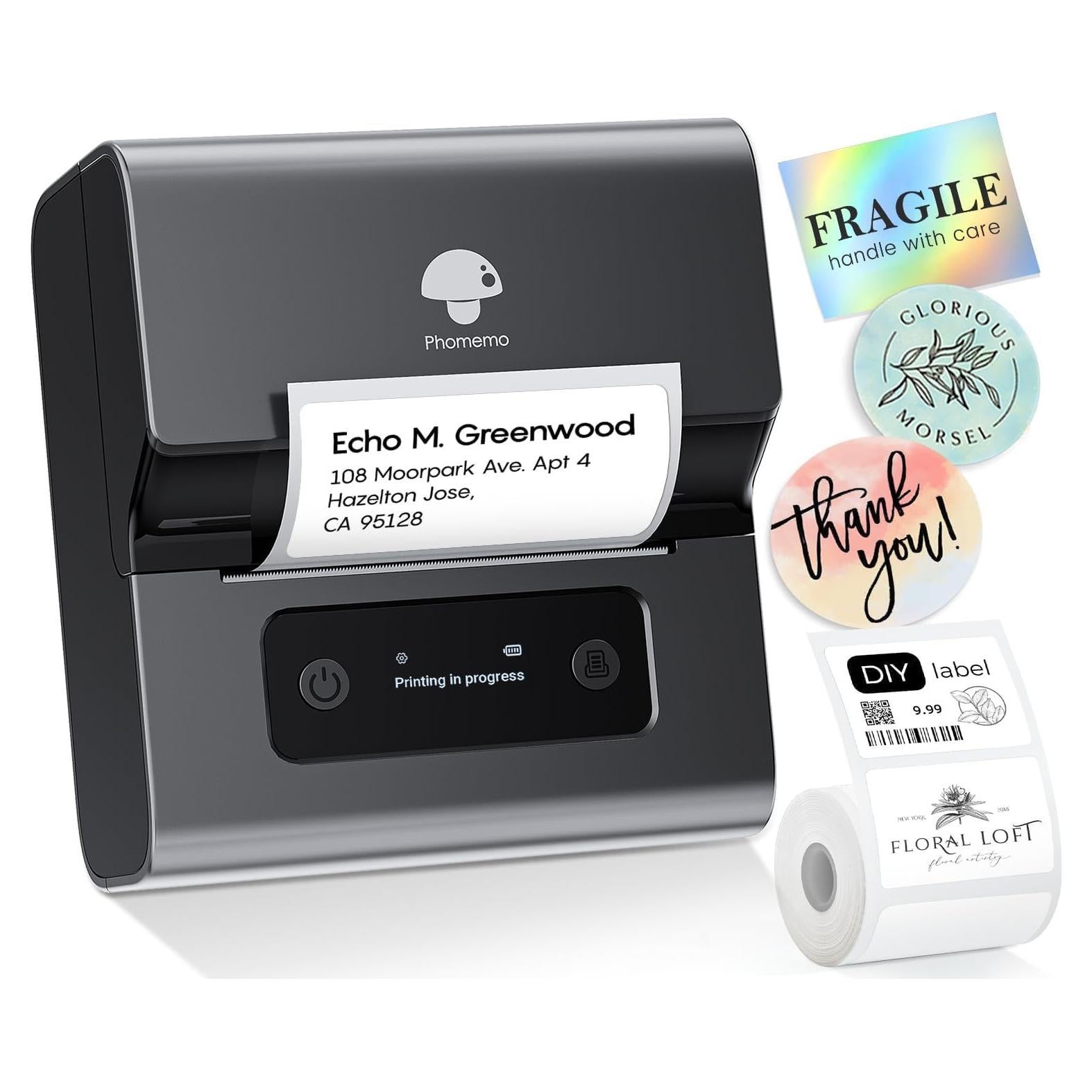 Impresora de Etiquetas Phomemo M221 Bluetooth 203 dpi Portátil