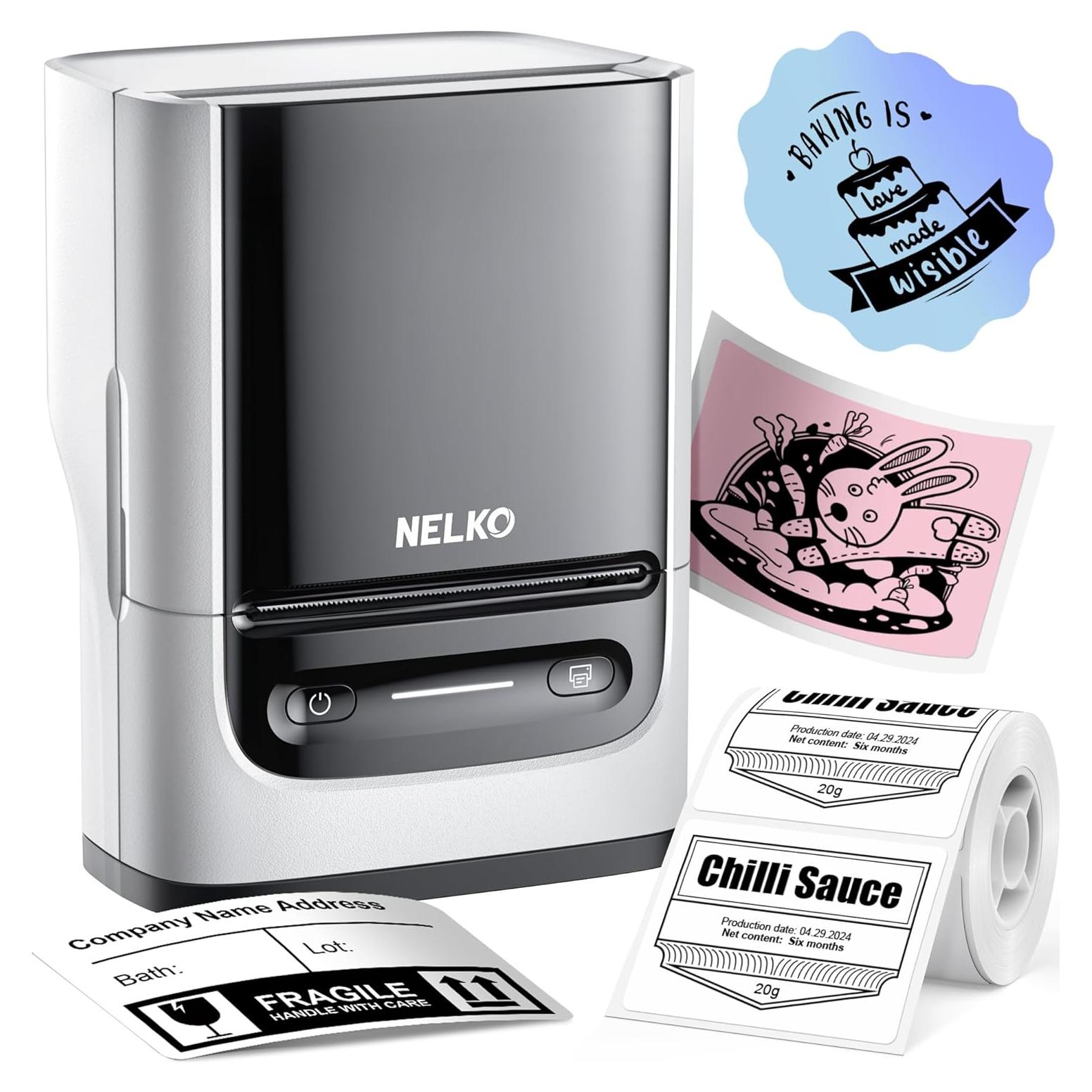 Impresora de Etiquetas Nelko PM220 Bluetooth 2" Portátil