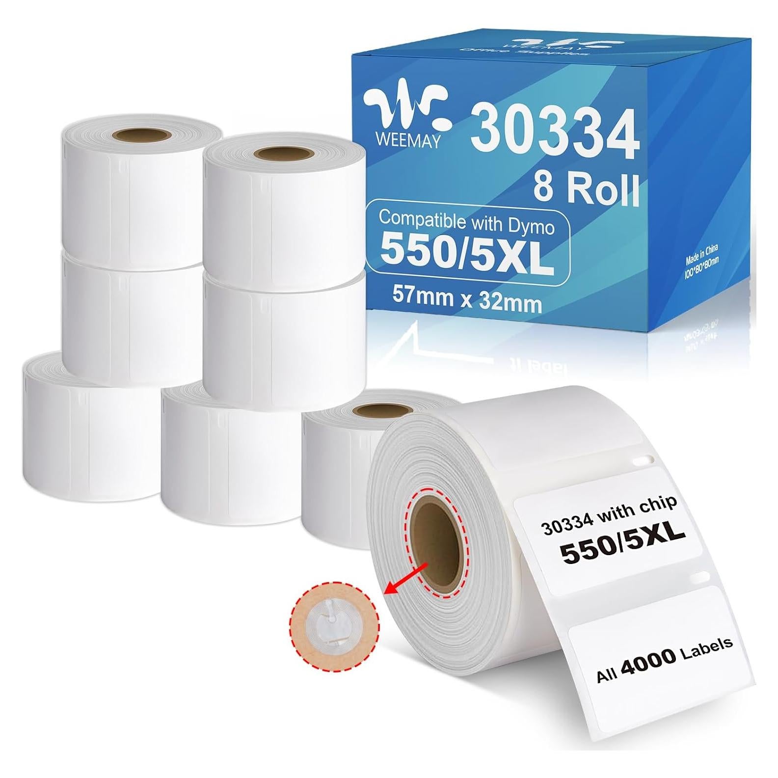 Etiquetas Multiusos Weemay 30334 con Chip RFID - 8000 Unidades