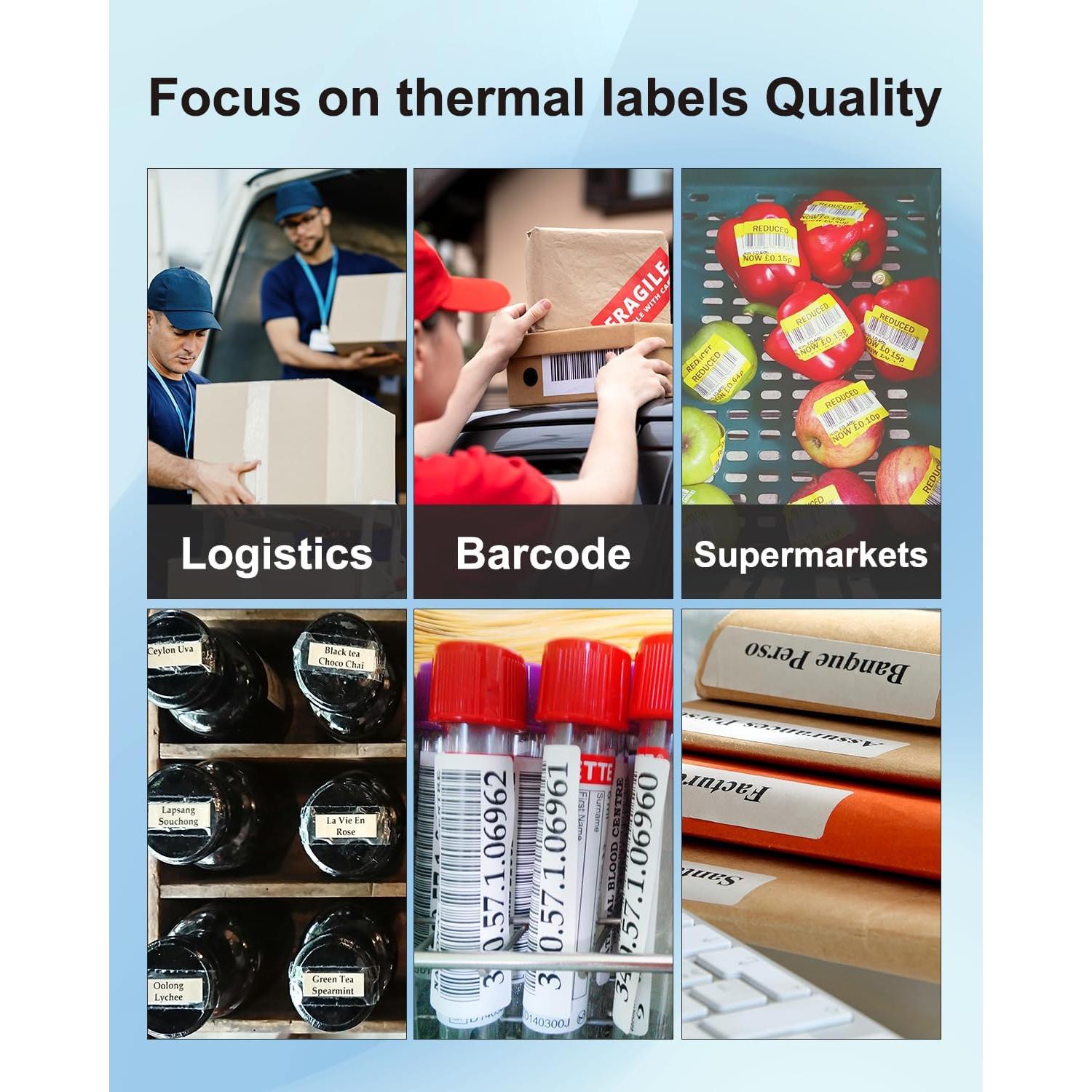 Etiquetas Multiusos Weemay 30334 con Chip RFID - 8000 Unidades