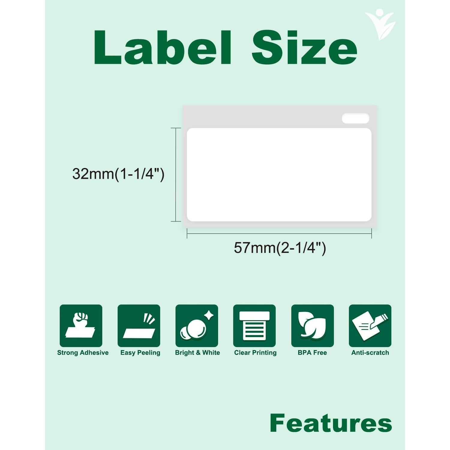 Etiquetas Multiusos YUANQIMM 30334 con Chip RFID - 2000 Unidades