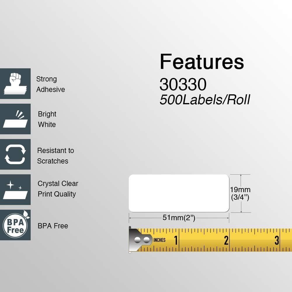 Etiquetas Multipropósito BETCKEY 19mm x 51mm - 10 Rollos