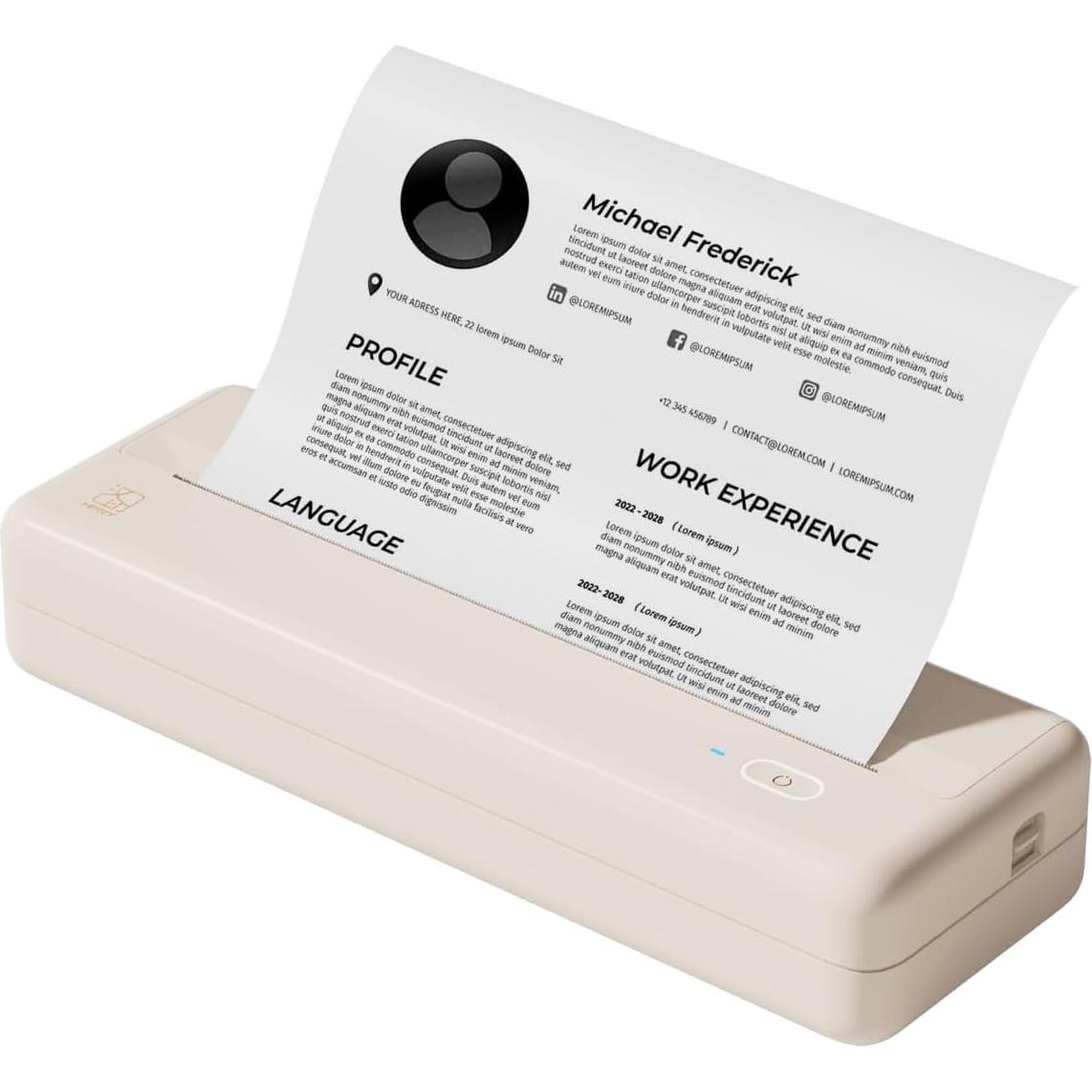 Impresora Térmica Portátil HPRT MT810 Bluetooth Sin Tinta