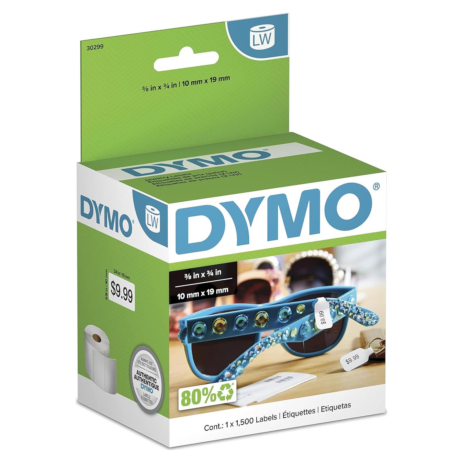 Etiquetas de Precio DYMO LW 2-Up 1500 Unidades 0.95x1.9cm