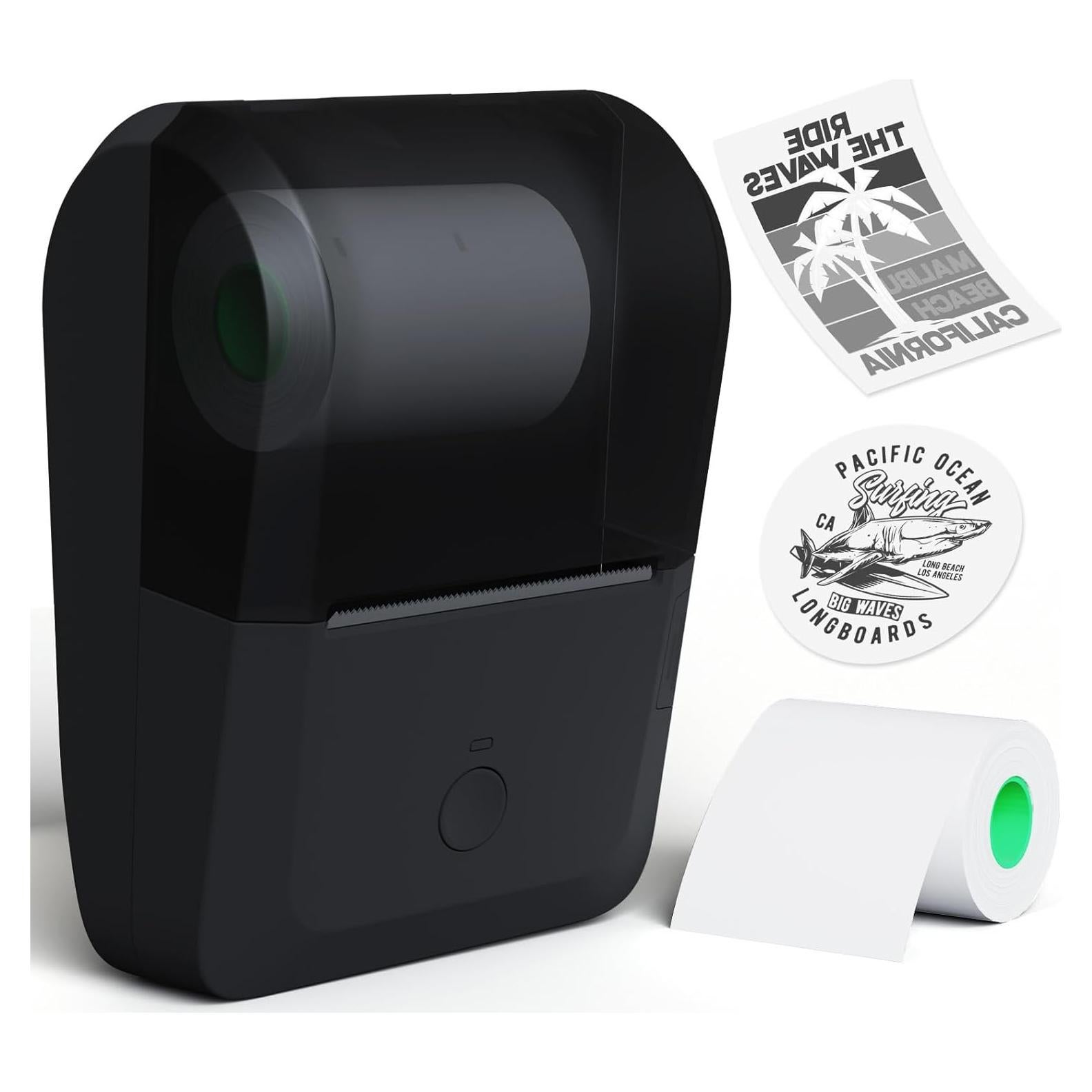 Impresora Térmica de Etiquetas PeriPage PB Gris 5.08 cm