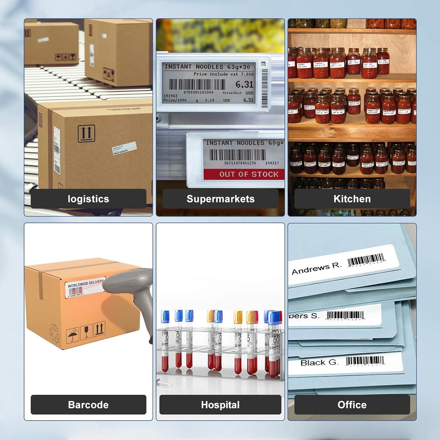 Etiquetas Dymo 550 RGiNK 30336 con Chip RFID - 6 Rollos