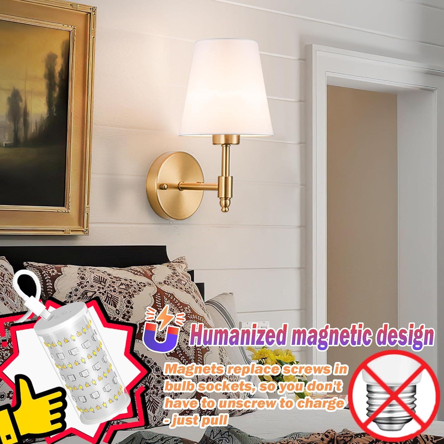 Juego de Apliques de Pared Inalámbricos Nekhung RGB 10000mAh