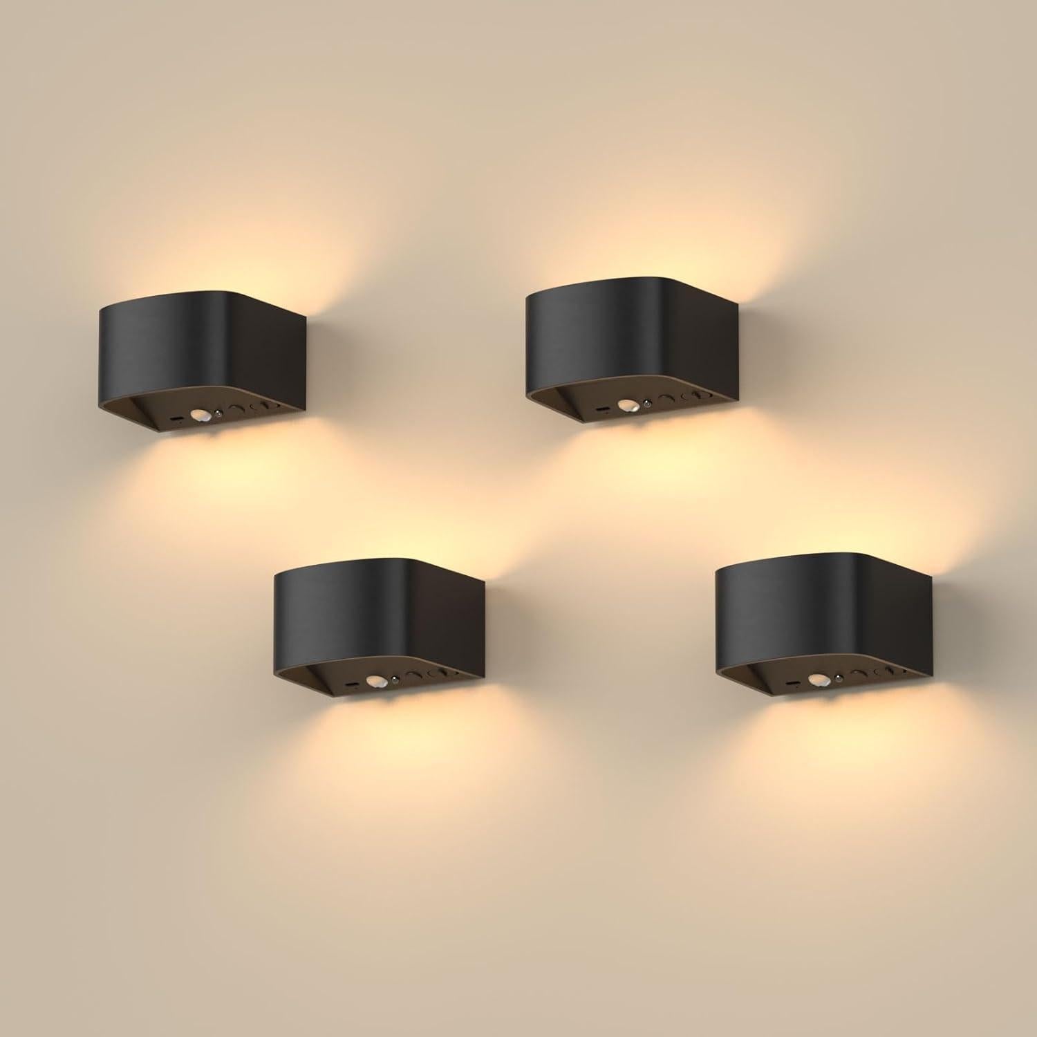 Lámpara de Pared Inalámbrica FULEN con Sensor y Control Remoto