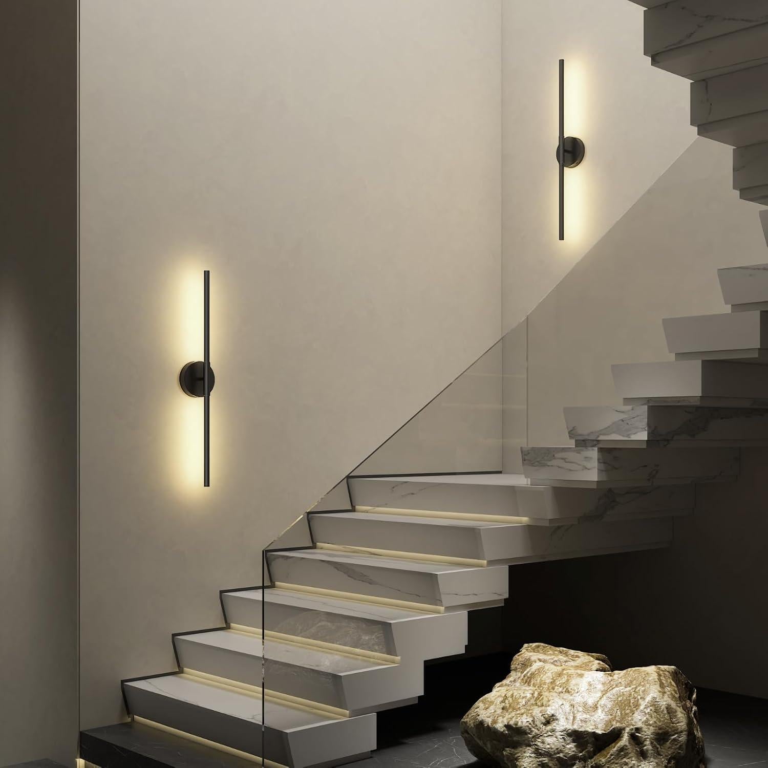 Juego de 2 Apliques de Pared Inalámbricos JOFIOS 70 cm