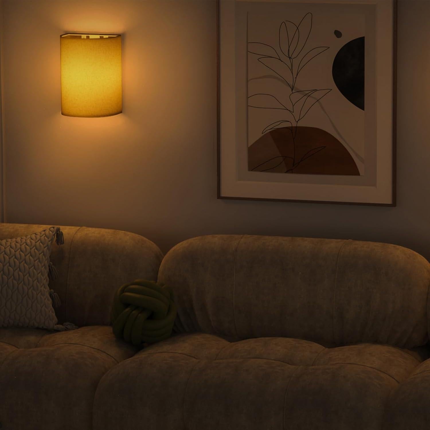 Juego de 2 Apliques de Pared Inalámbricos Jantolumi LED 2500K