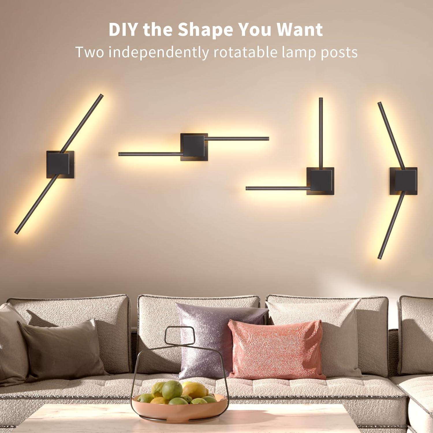 Aplique de Pared a Batería Torchlet WL001 con Control Remoto, Set de 2