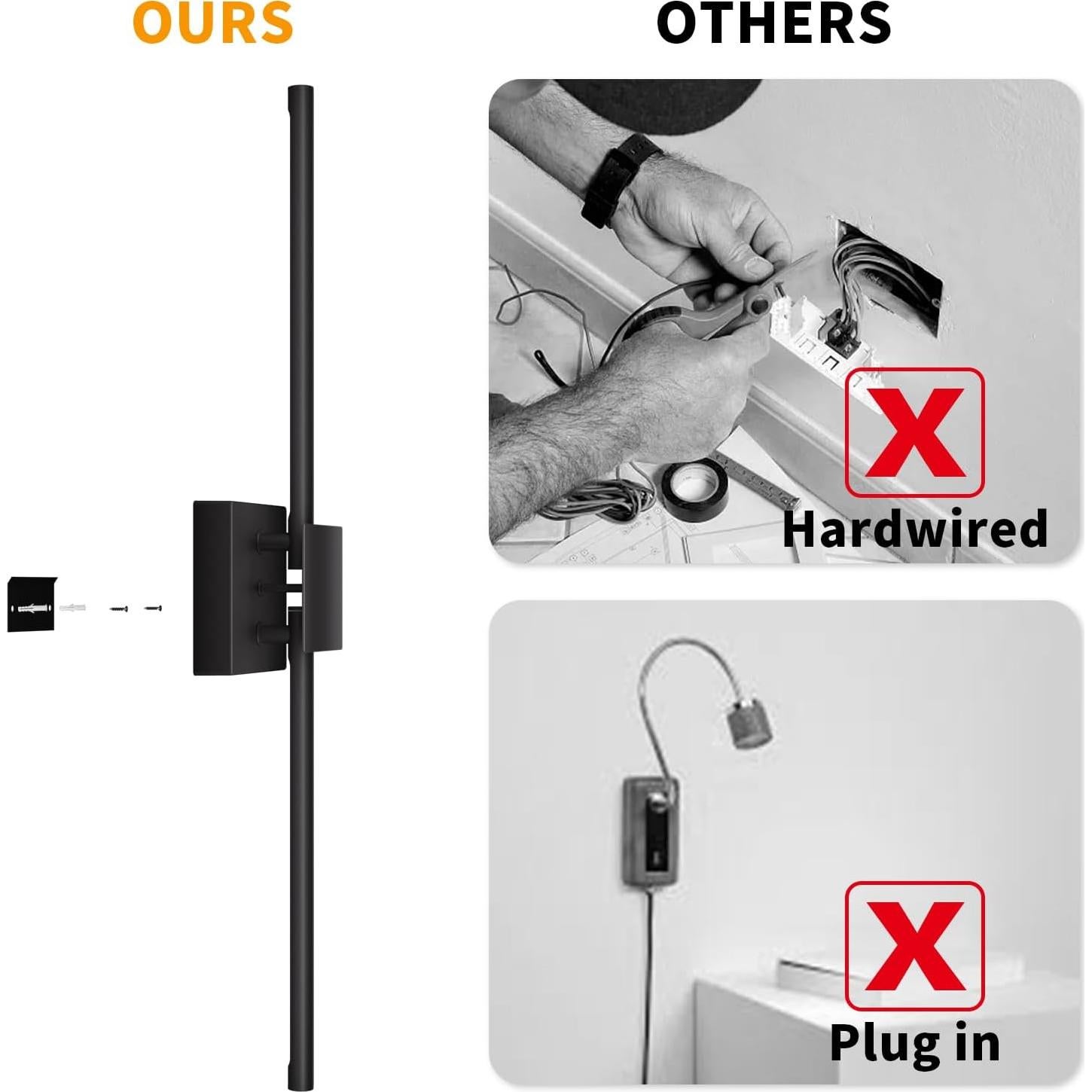 Aplique de Pared a Batería Torchlet WL001 con Control Remoto, Set de 2