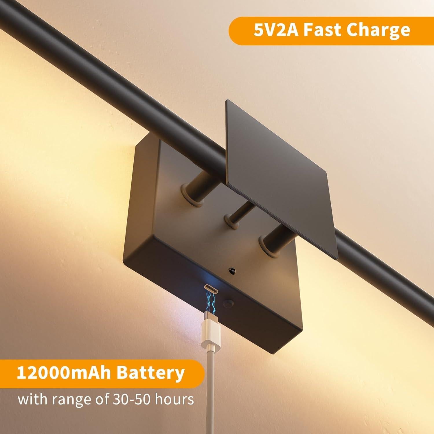 Aplique de Pared a Batería Torchlet WL001 con Control Remoto, Set de 2