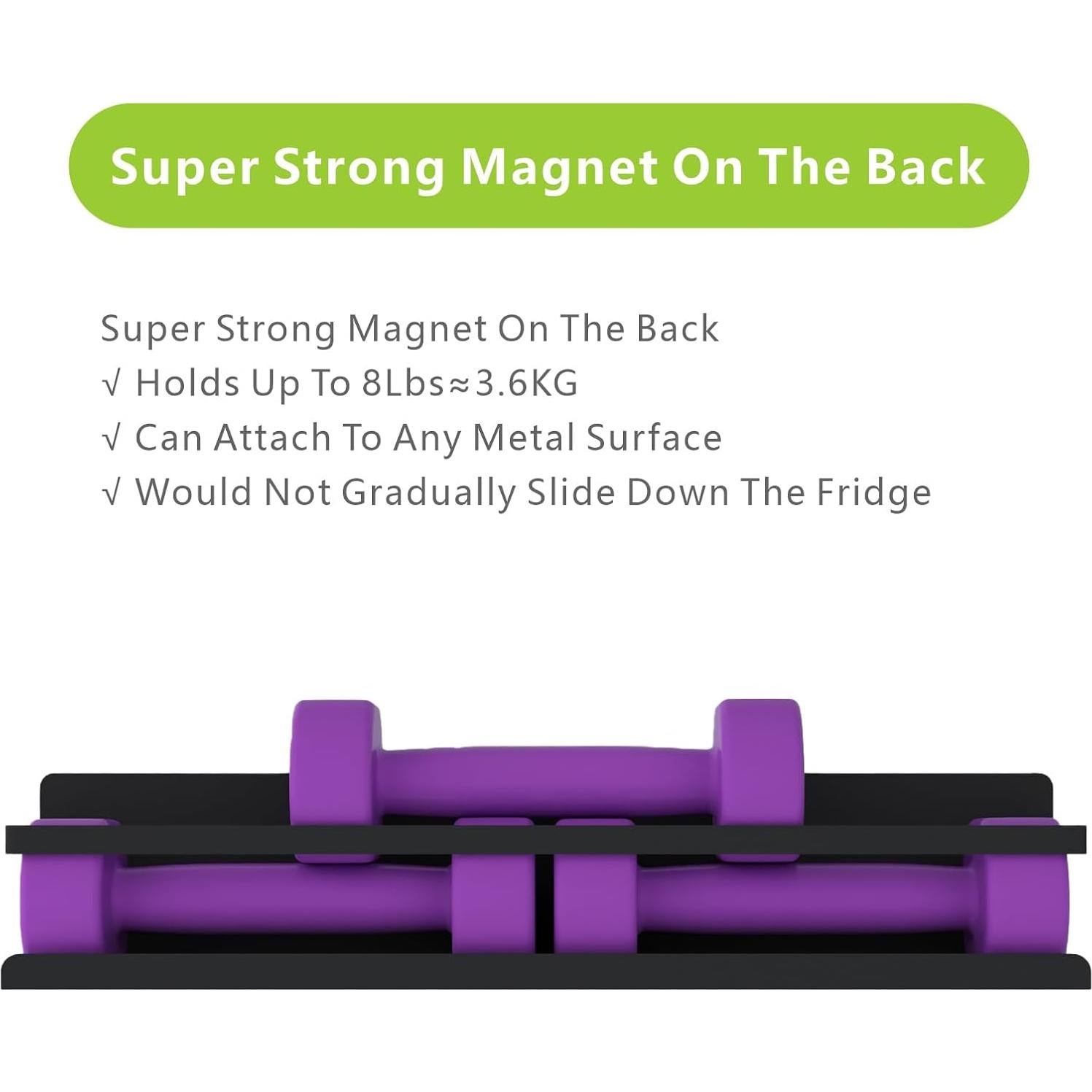 Estante Magnético para Especias Roysili 24 Tarros Vidrio Negro