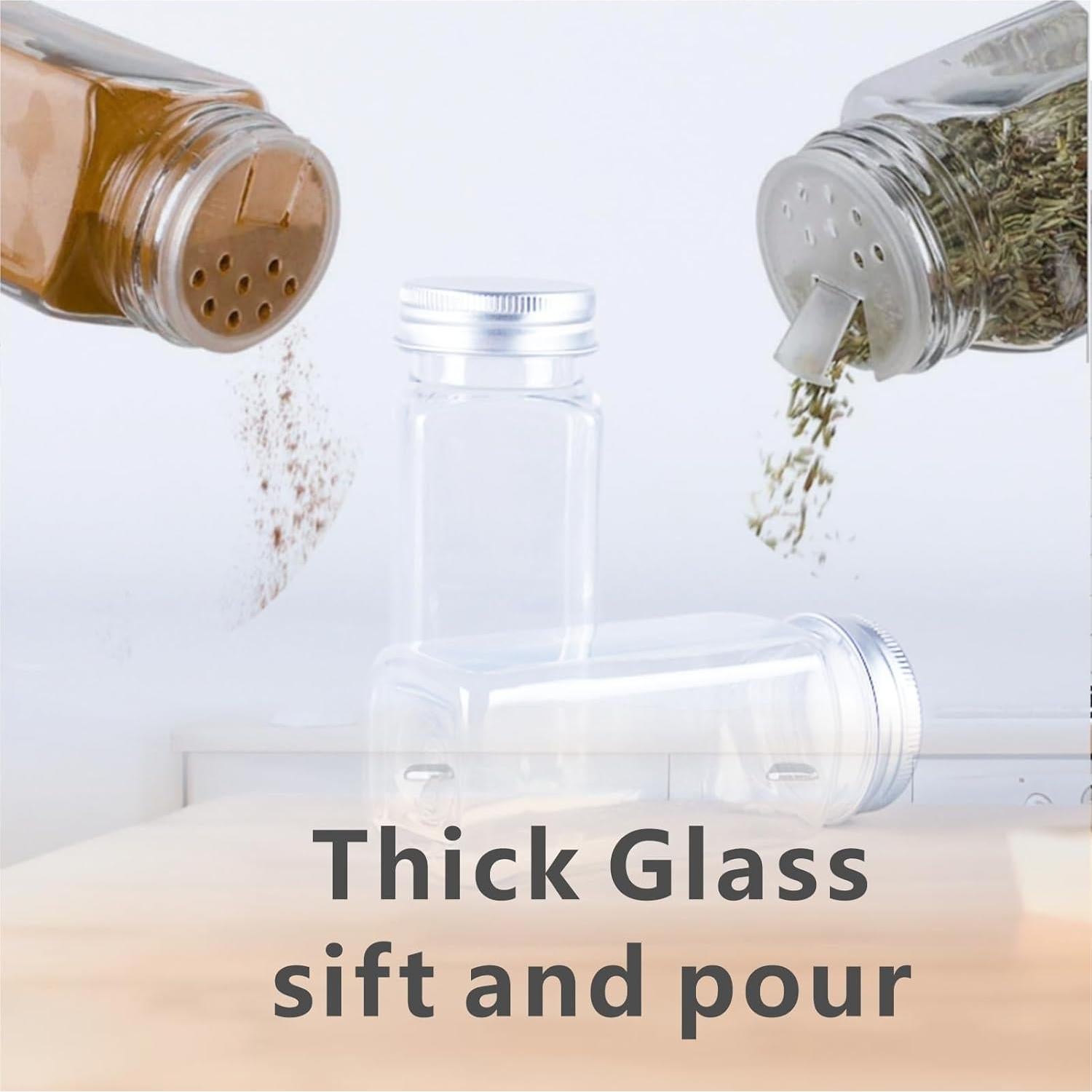 Estante Magnético para Especias Roysili 24 Tarros Vidrio Negro