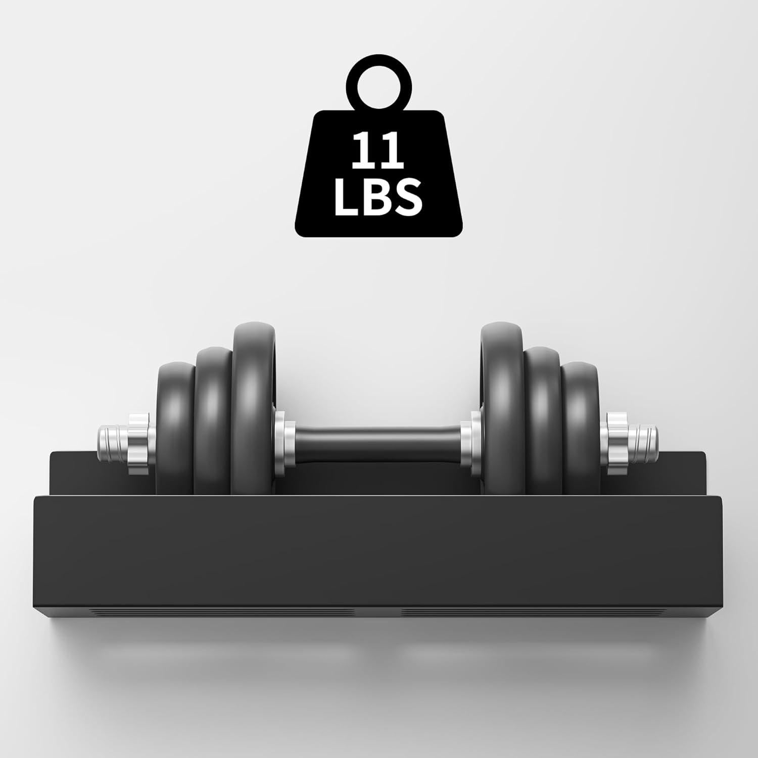 Estante de Especias Magnético Hleelomi 6 Piezas Negro Mate