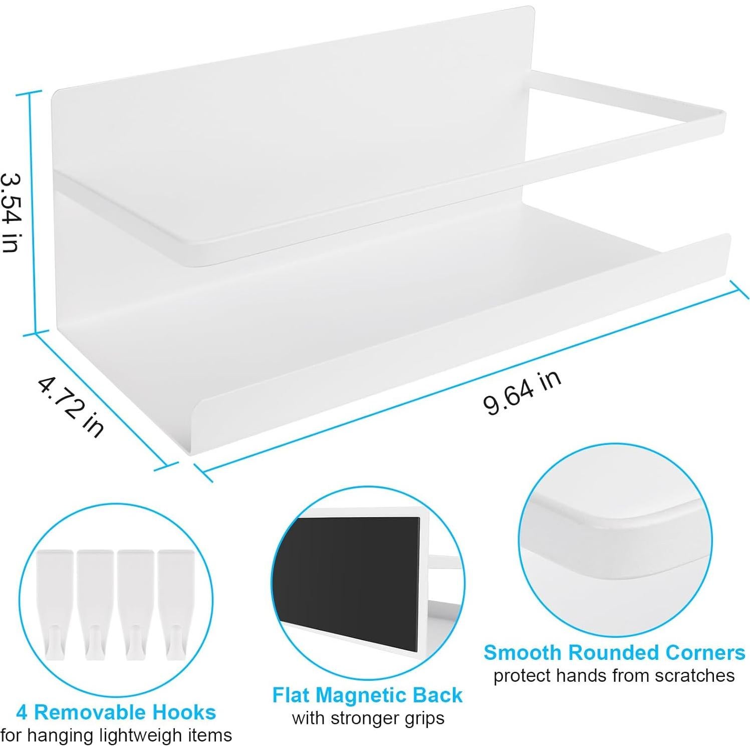 Estante Magnético para Especias Seropy - 2 Unidades, 5 kg