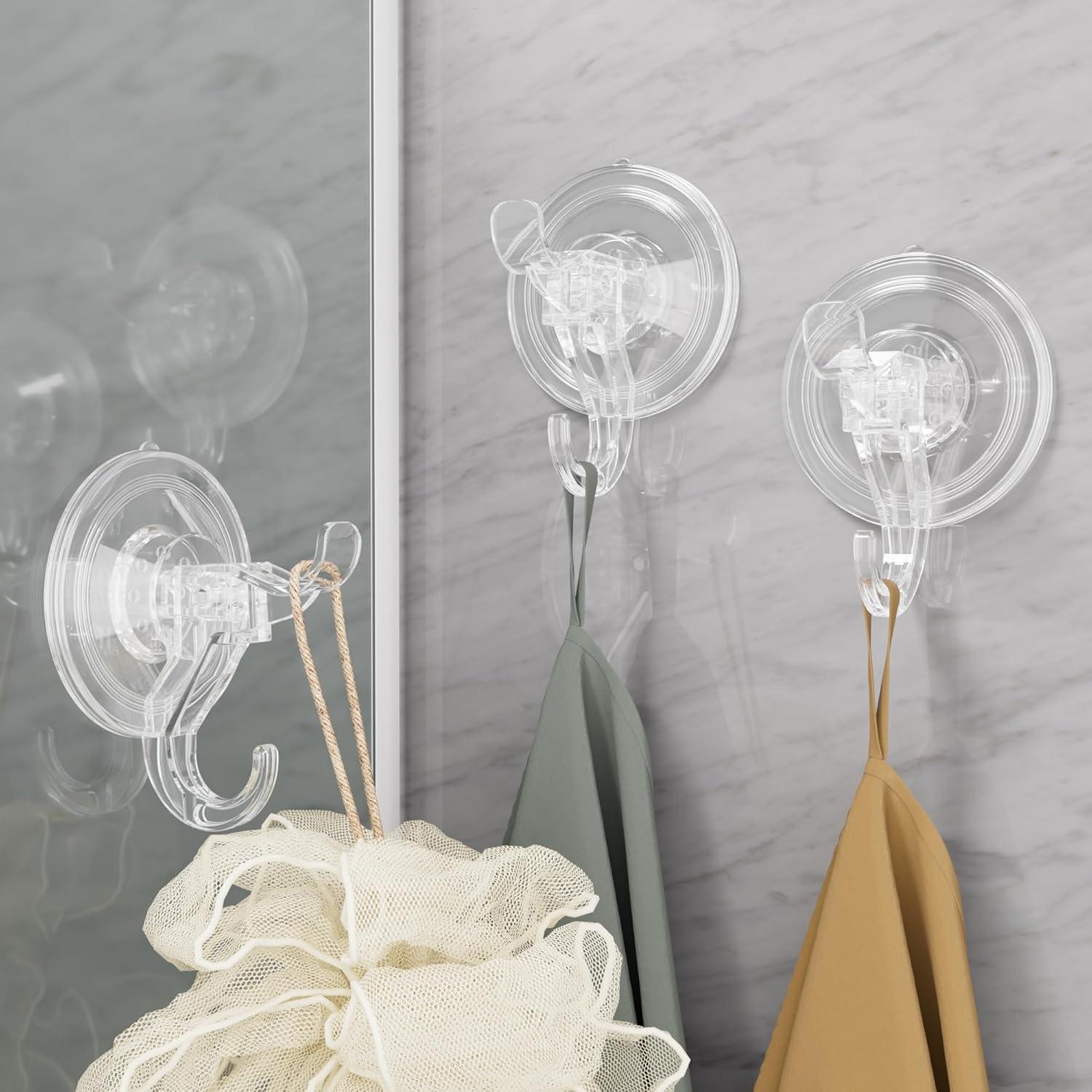 Ganchos de Ventosa Antimbee 3 Pack Transparente 5 kg