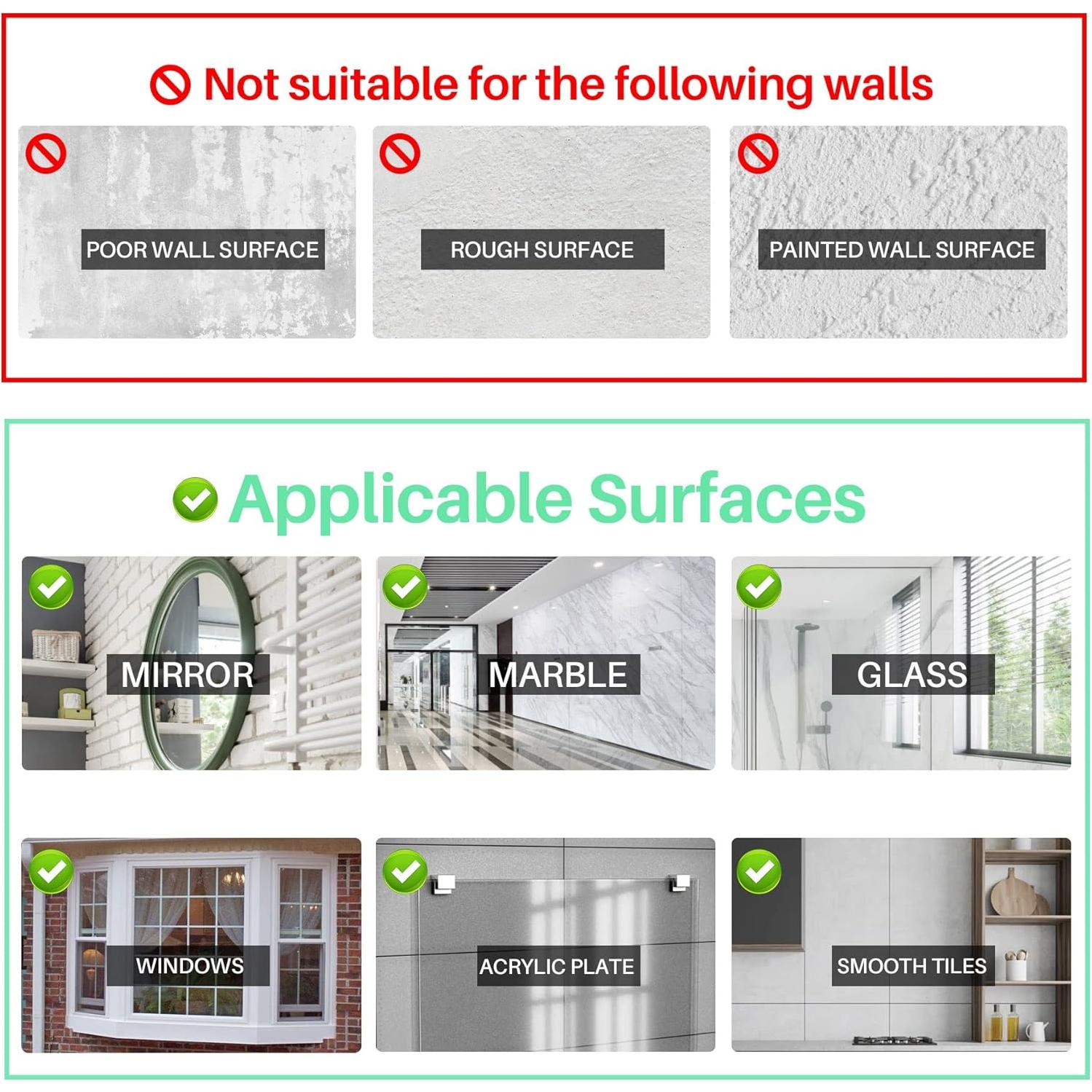 Ganchos de Ventosa Antimbee 3 Pack Transparente 5 kg