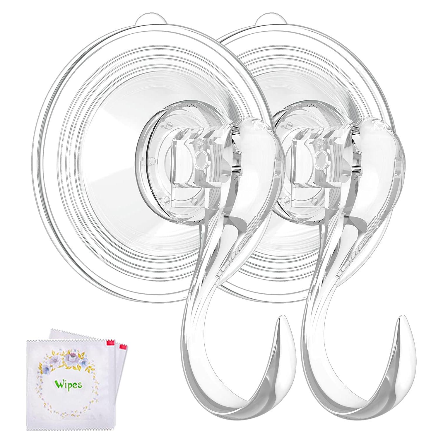 Gancho de Ventosa Transparente VIS'V - 2 Pcs, 10 kg