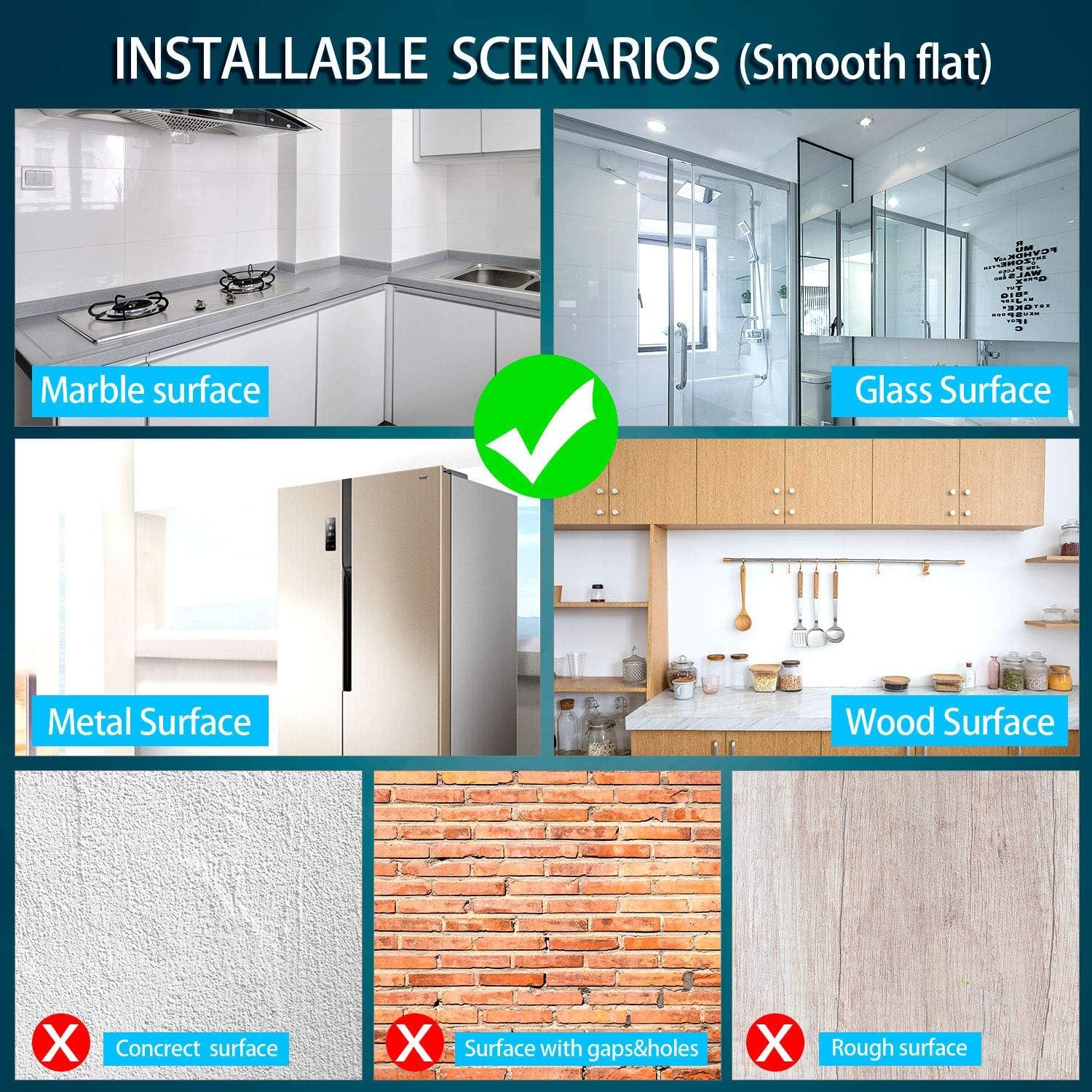 Ganchos de Ventosa Awpeye 40 Paquetes 4.5 cm PVC Transparente