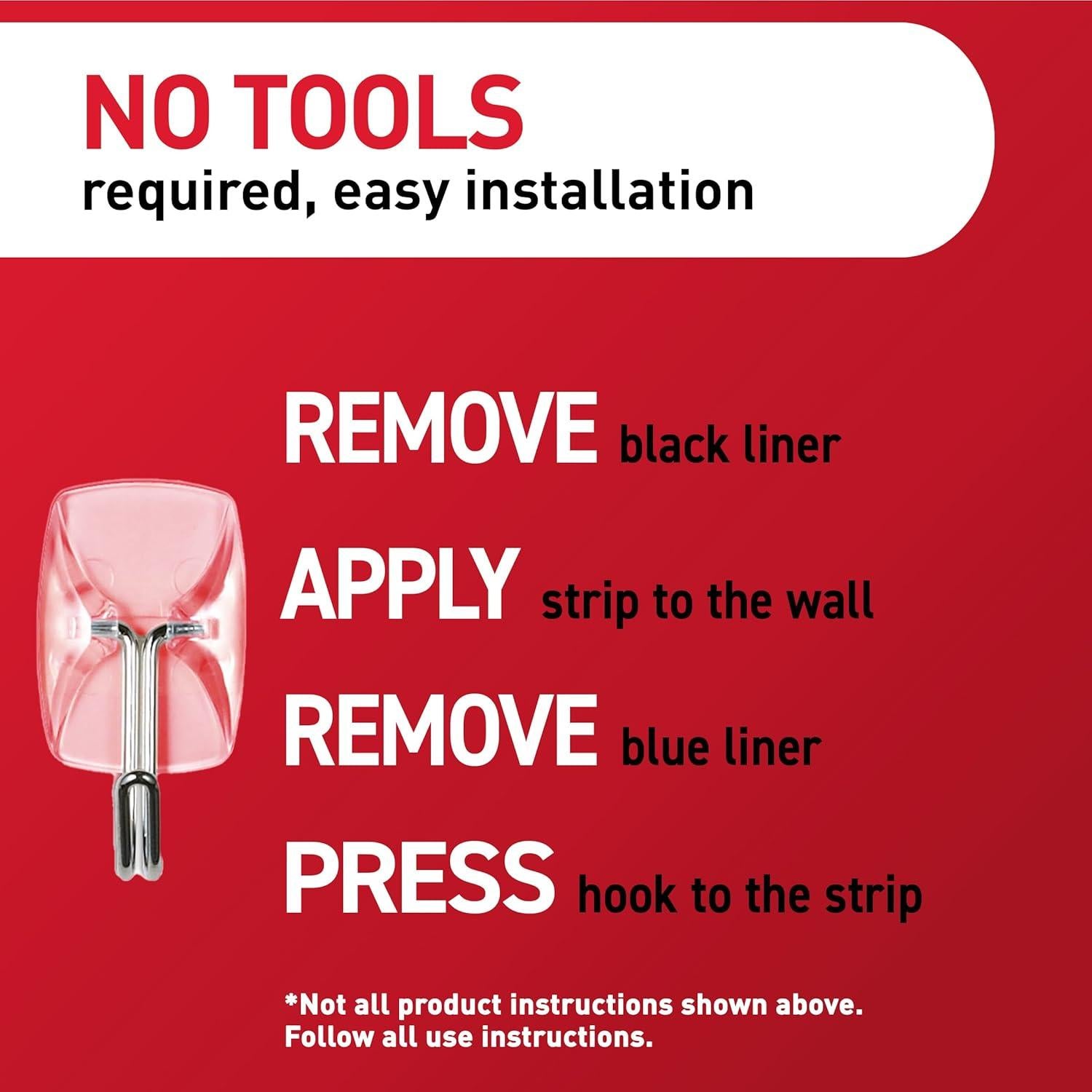 Ganchos de Alambre Transparente 3M Command - 10 Ganchos, 12 Tiras Adhesivas, Soporta 0.23 kg