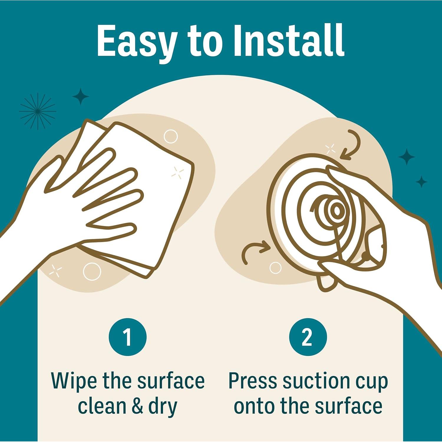 Ganchos de Ventosa Holiday Joy para Pared - 6 Paquete 1.36 kg