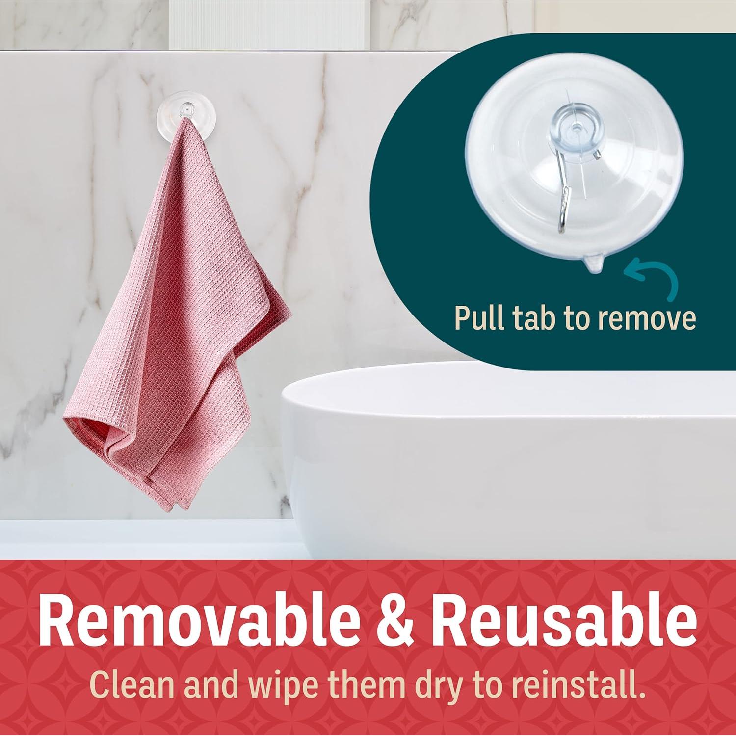 Ganchos de Ventosa Holiday Joy para Pared - 6 Paquete 1.36 kg