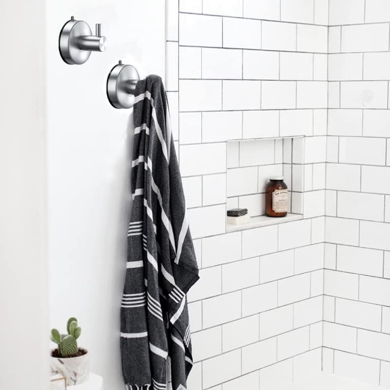 Ganchos de Ventosa DGYB para Ducha - Acero Inoxidable 2 Pzas