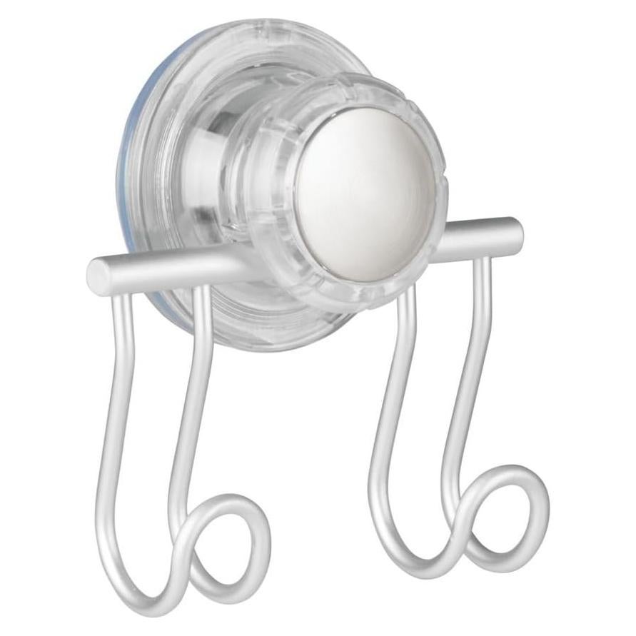 Espejo de Baño InterDesign Metro con Succión Turn-N-Lock Plata