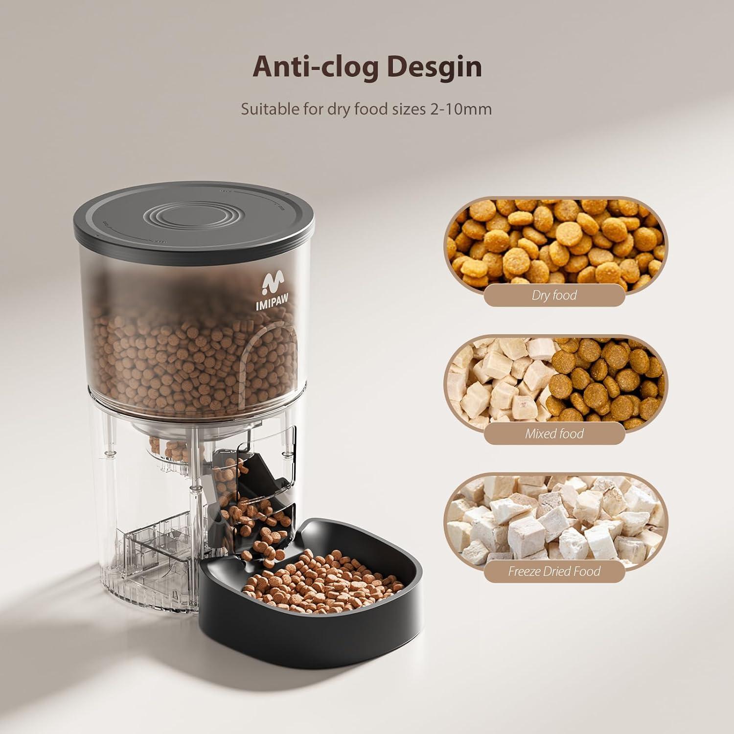 Dispensador Automático de Comida para Gatos IMIPAW WiFi 5G