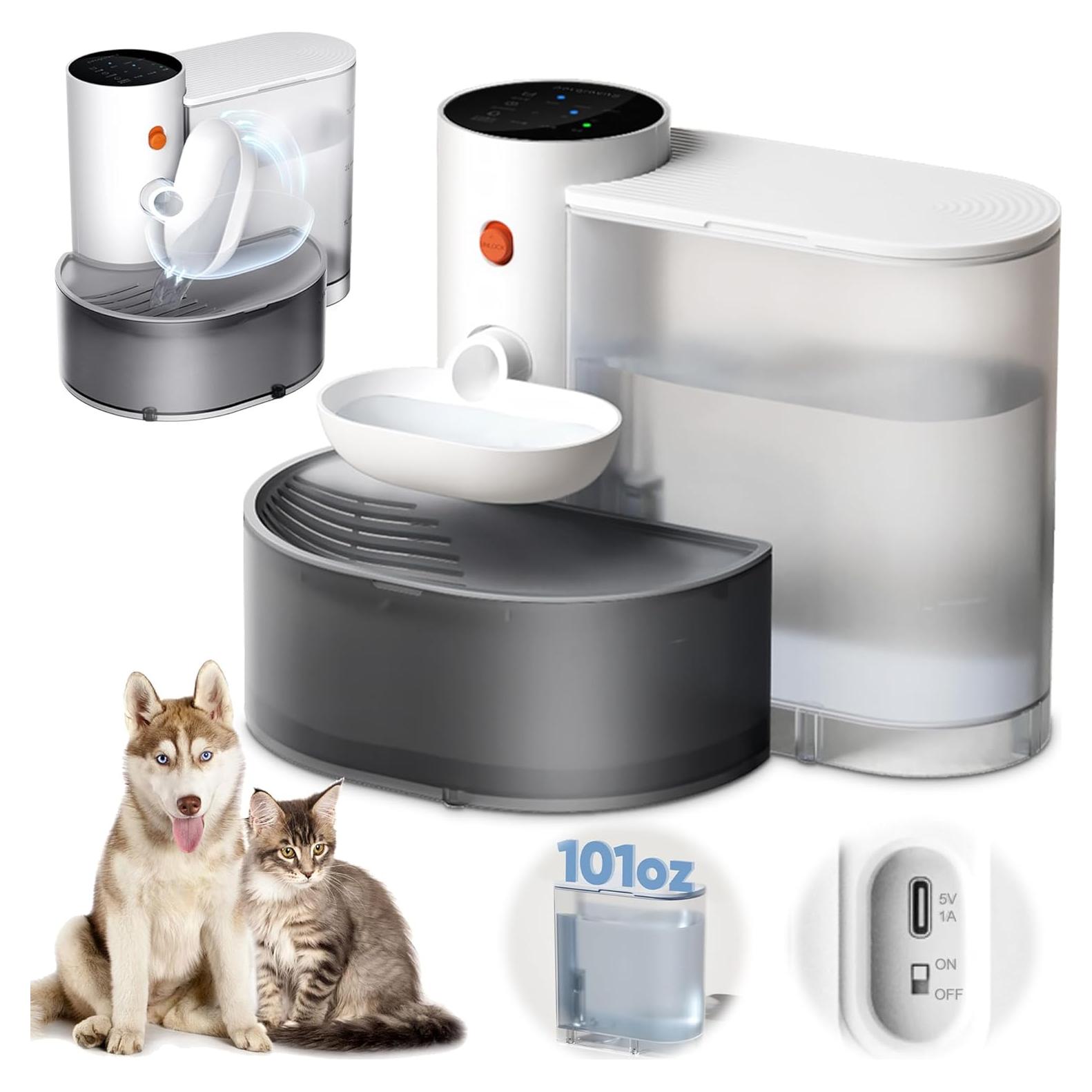 Fuente de Agua Inteligente para Gatos ZNQP 3.5L Inalámbrica