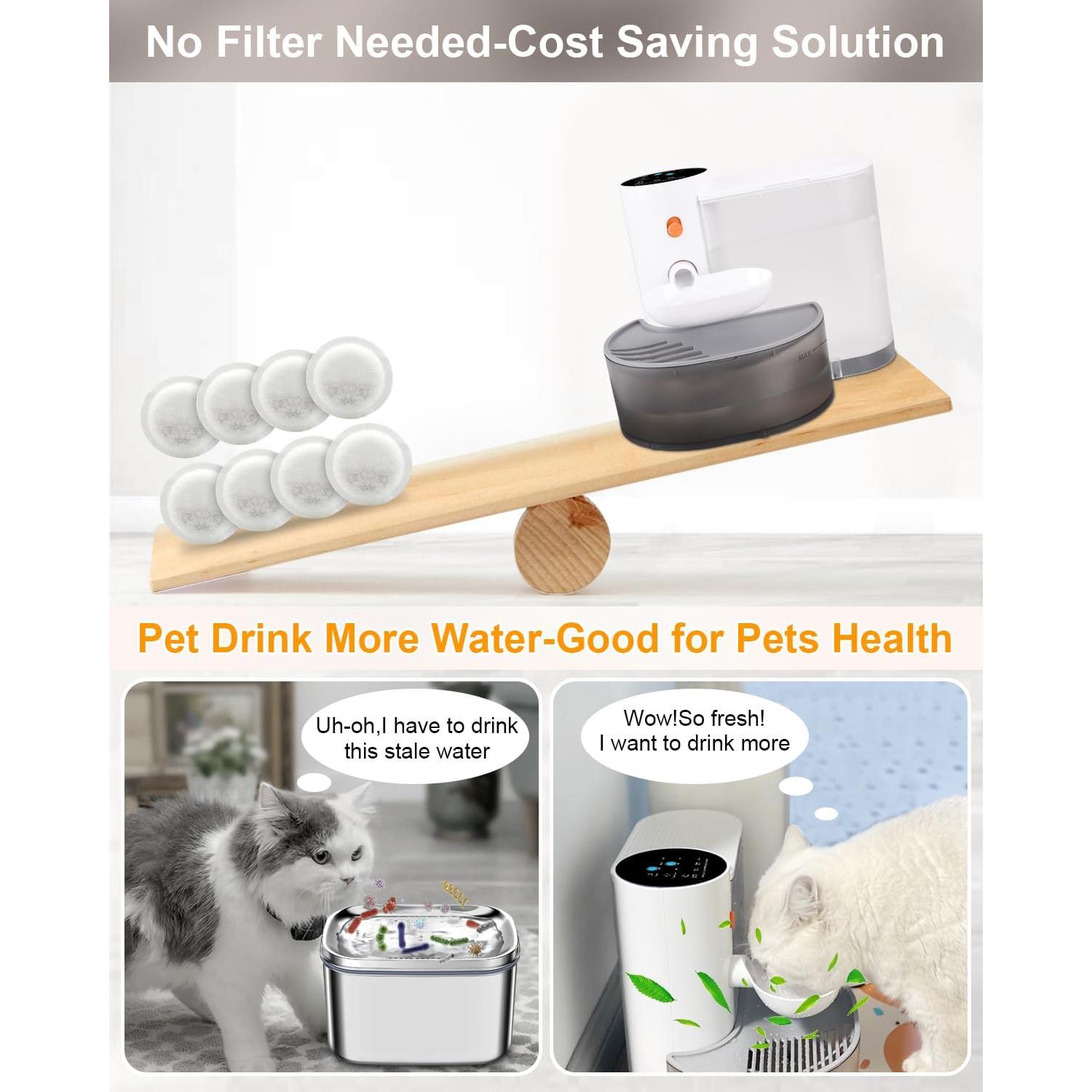 Fuente de Agua Inteligente para Gatos GOYJOY 3L Sin Filtro