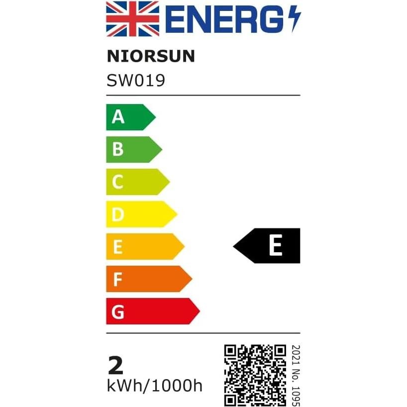 Conjunto 2 Apliques de Pared Inalámbricos NIORSUN Dorado y Negro