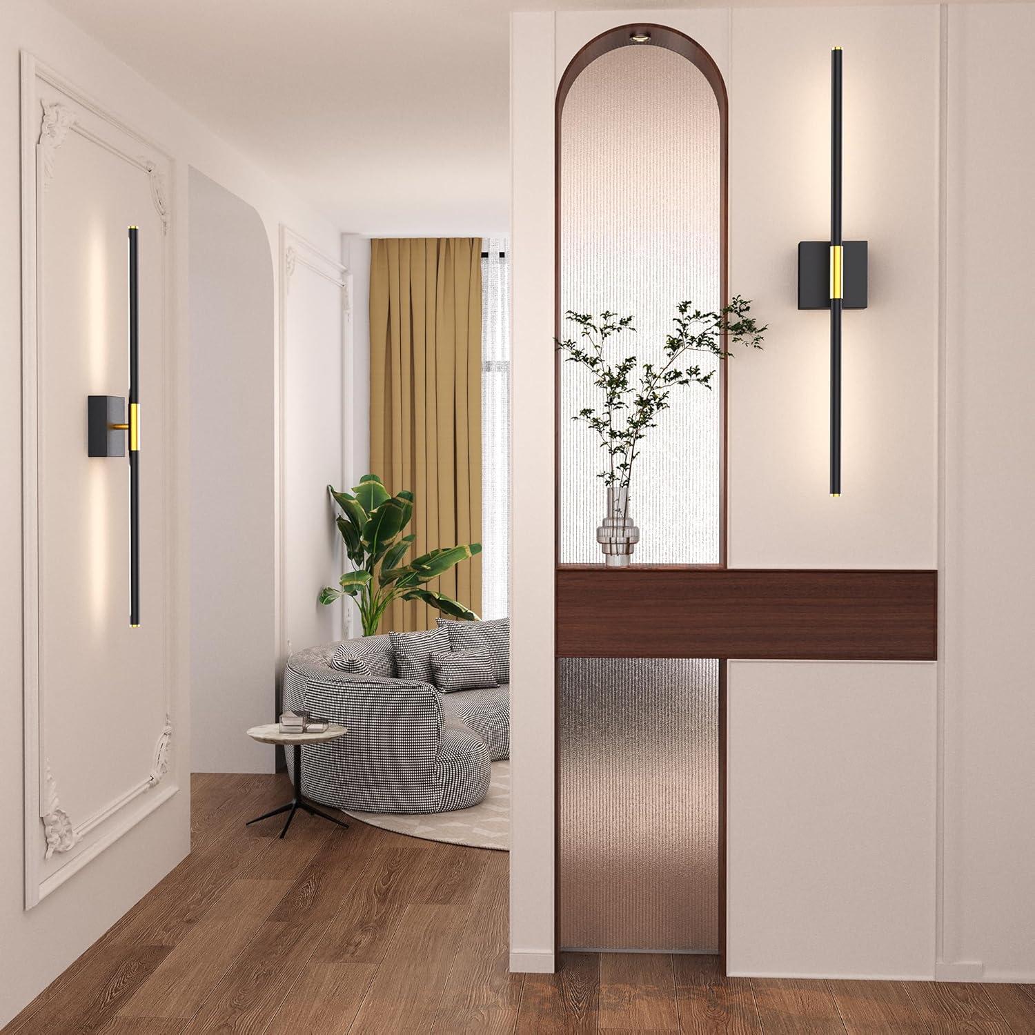 Lámpara de pared recargable Gift4U 80 cm con control remoto